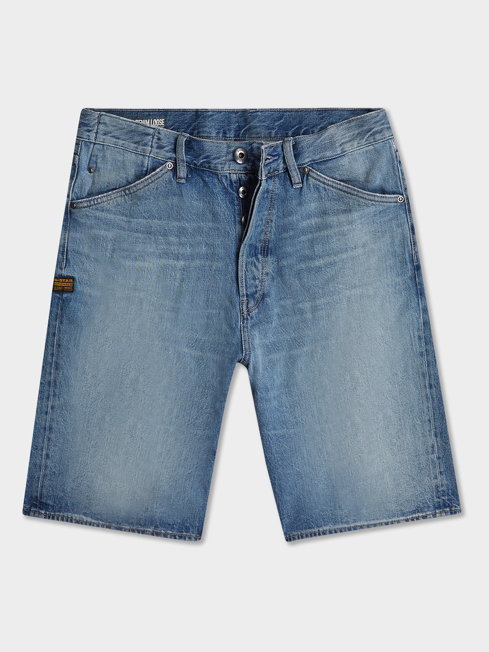 Denim Loose Shorts - Image 7