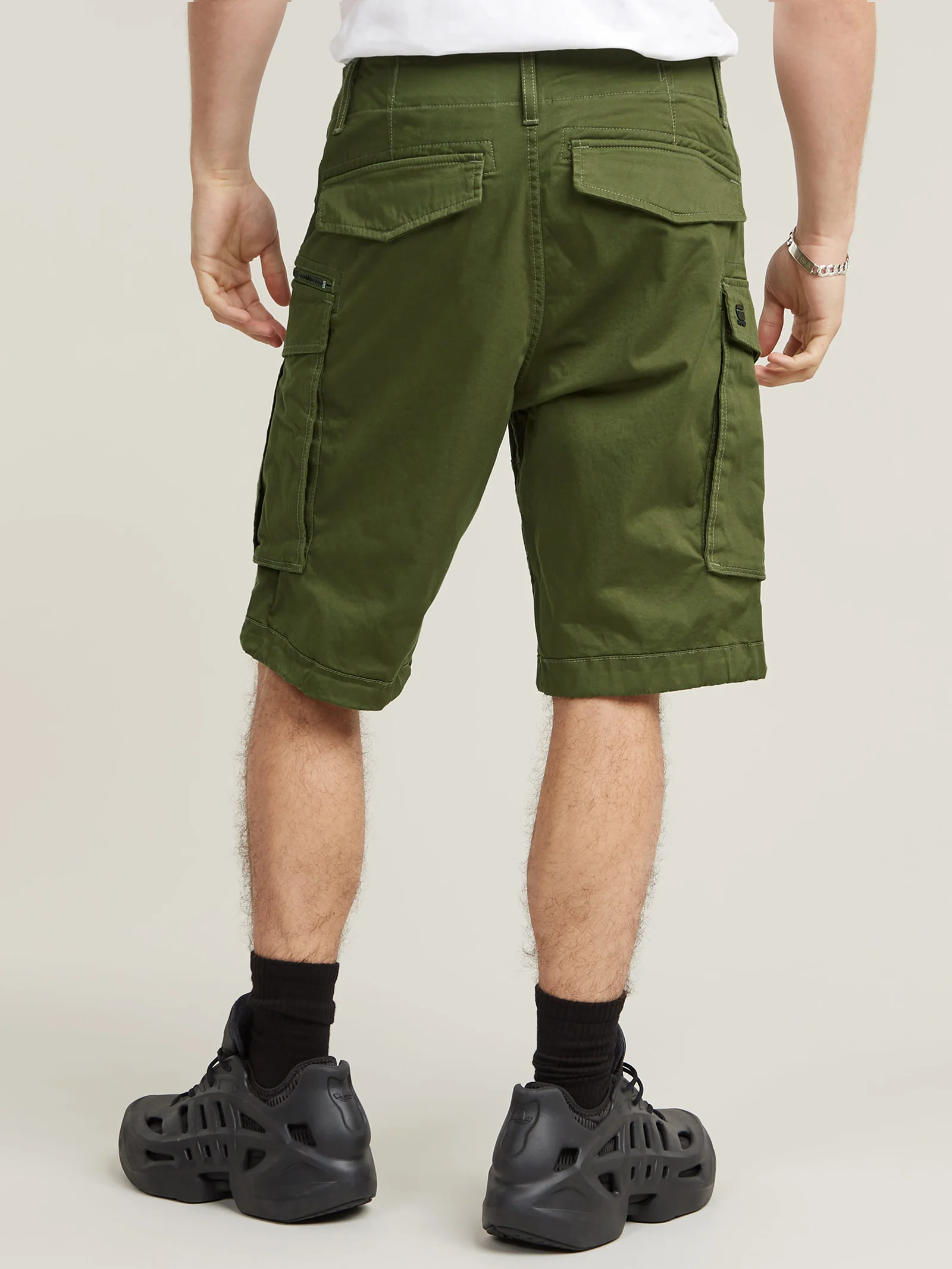 Rovic Zip Relaxed Shorts - Image 2