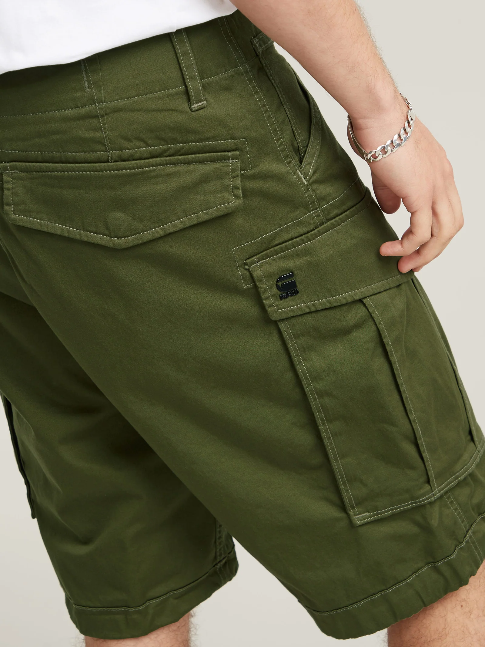 Rovic Zip Relaxed Shorts - Image 5