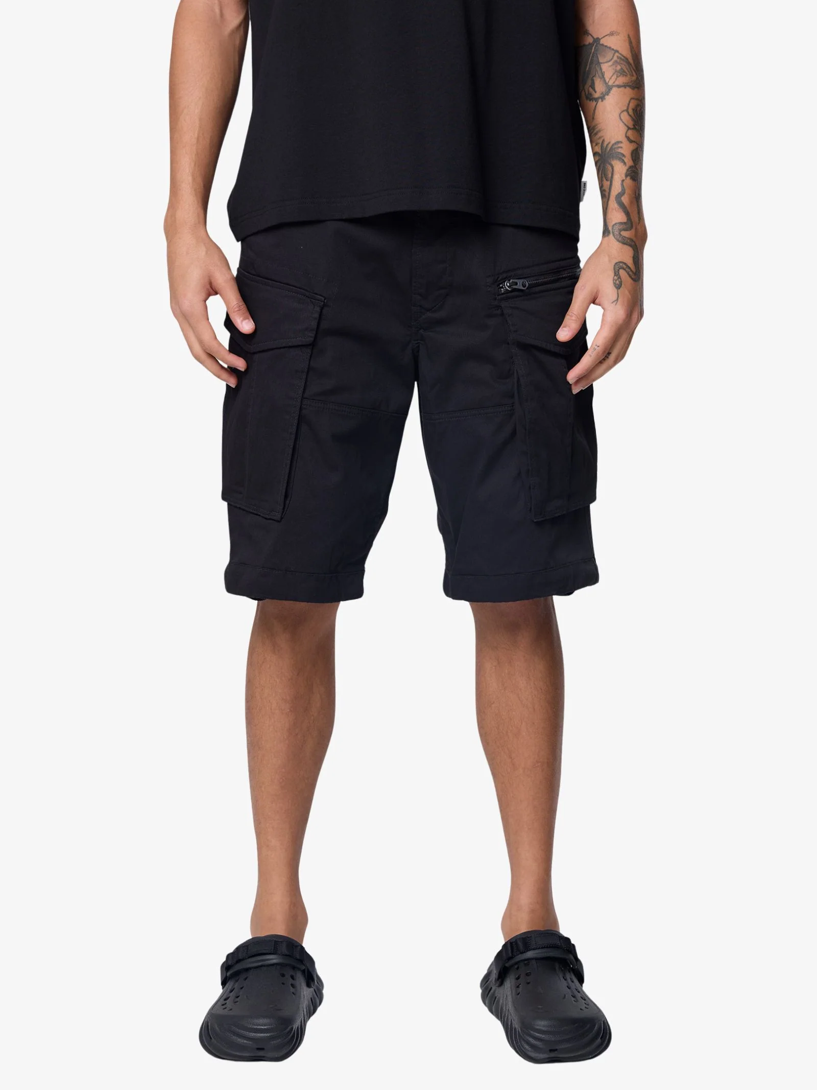 Rovic Zip Relaxed Shorts - Image 5