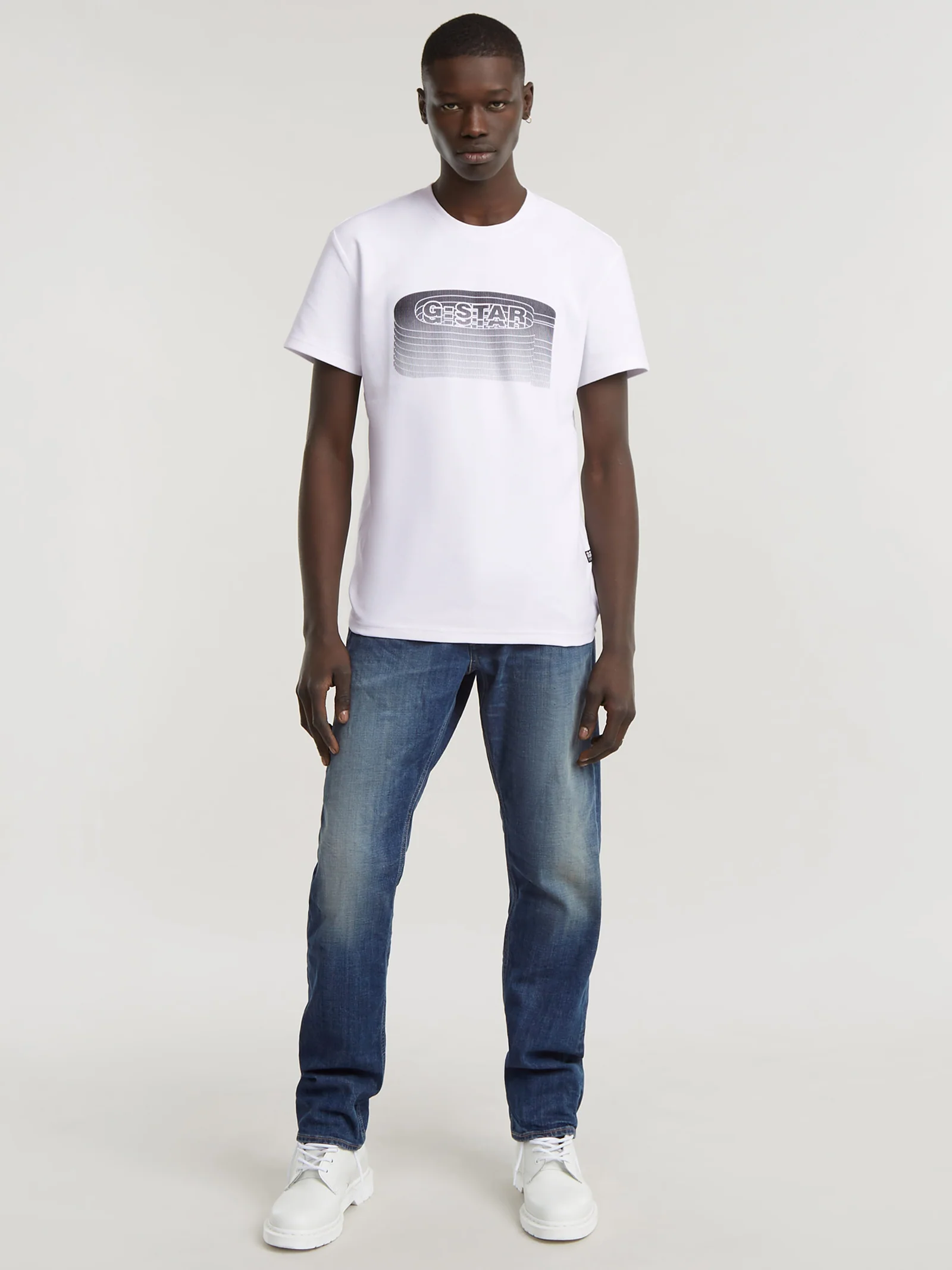 Stacked Old Skool Logo Tee - Image 3