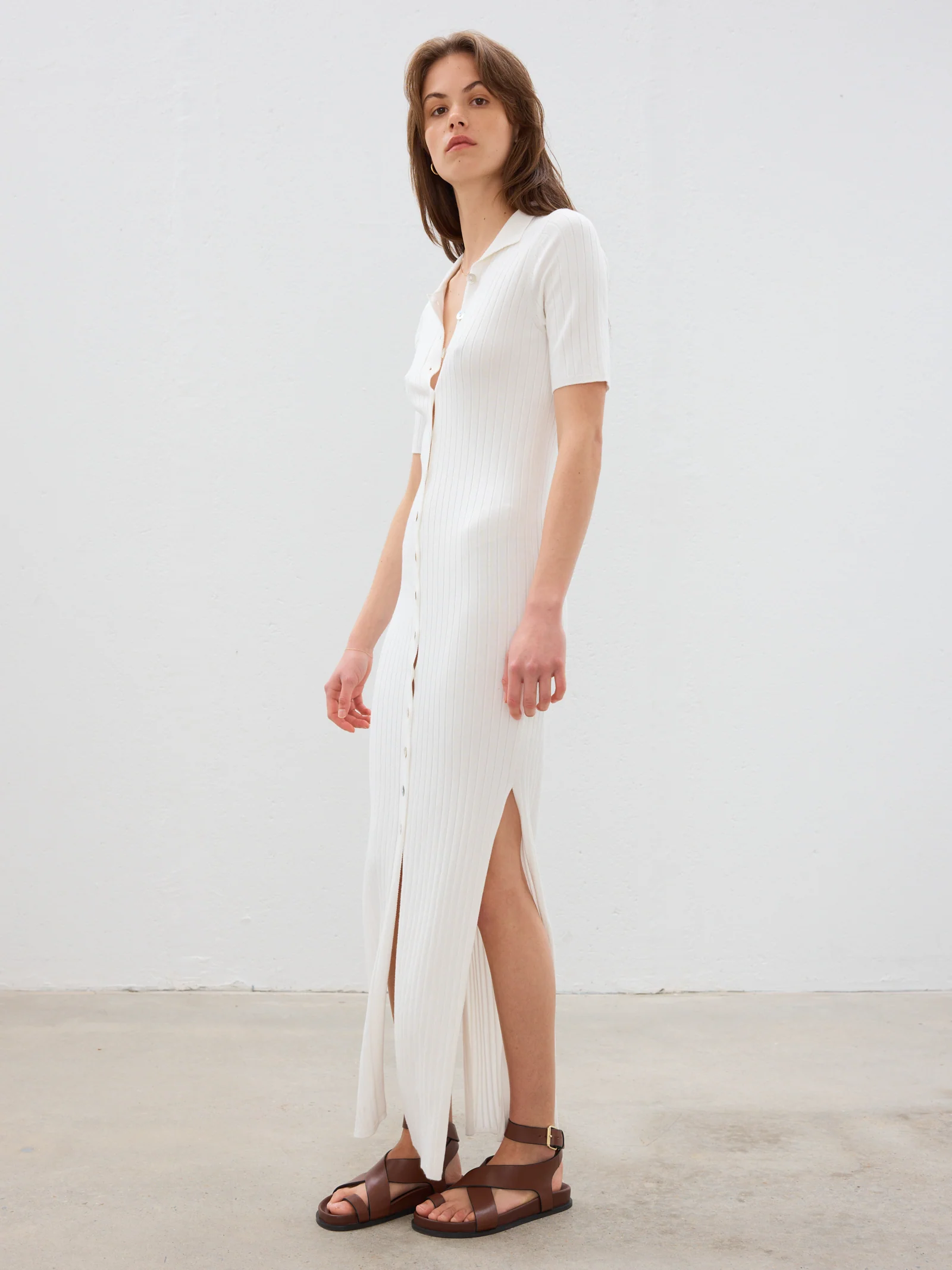 Gabby Ribbed Polo Dress - Image 2
