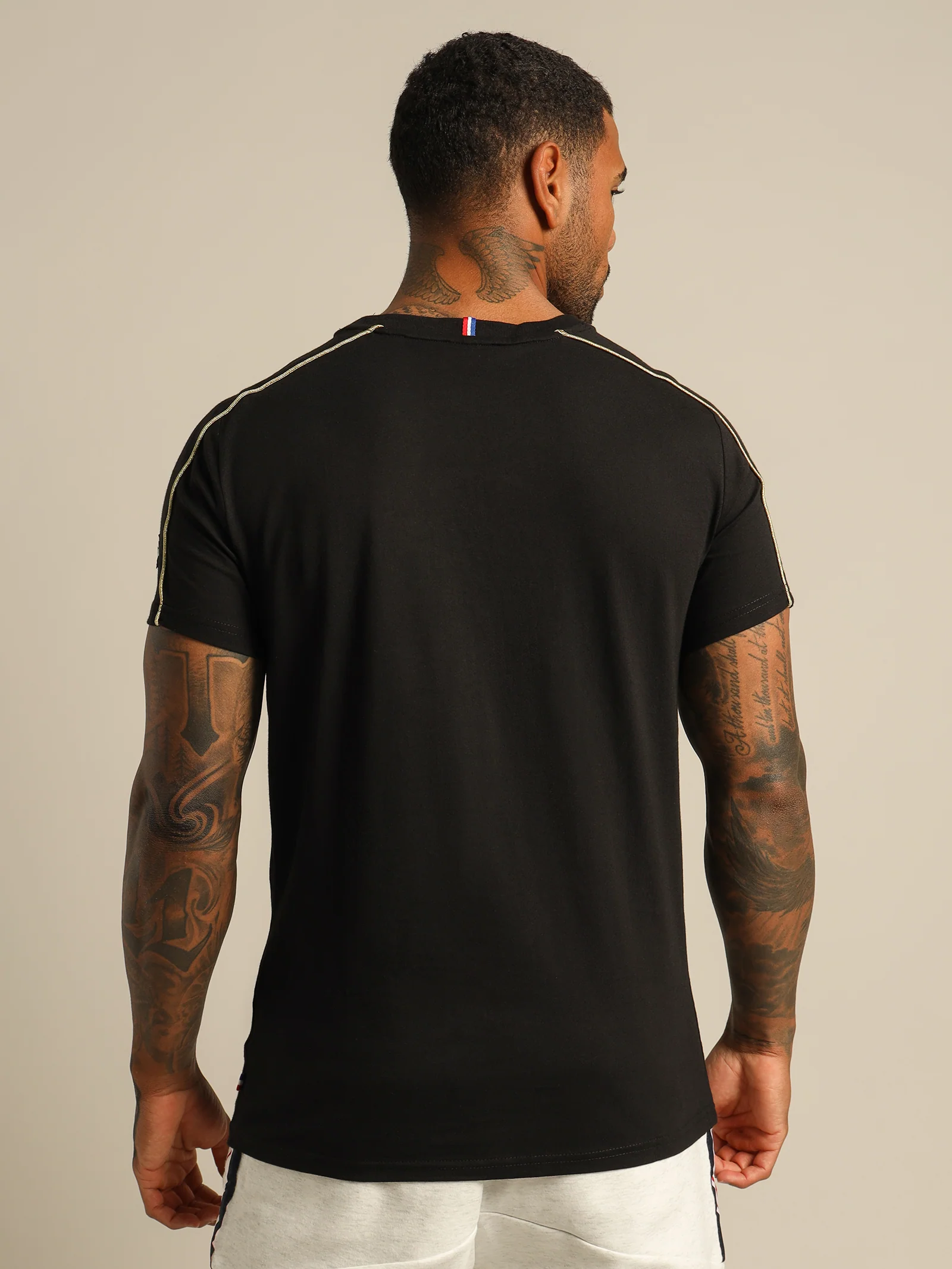 Garcon Gold Embroidered T-Shirt - Image 5