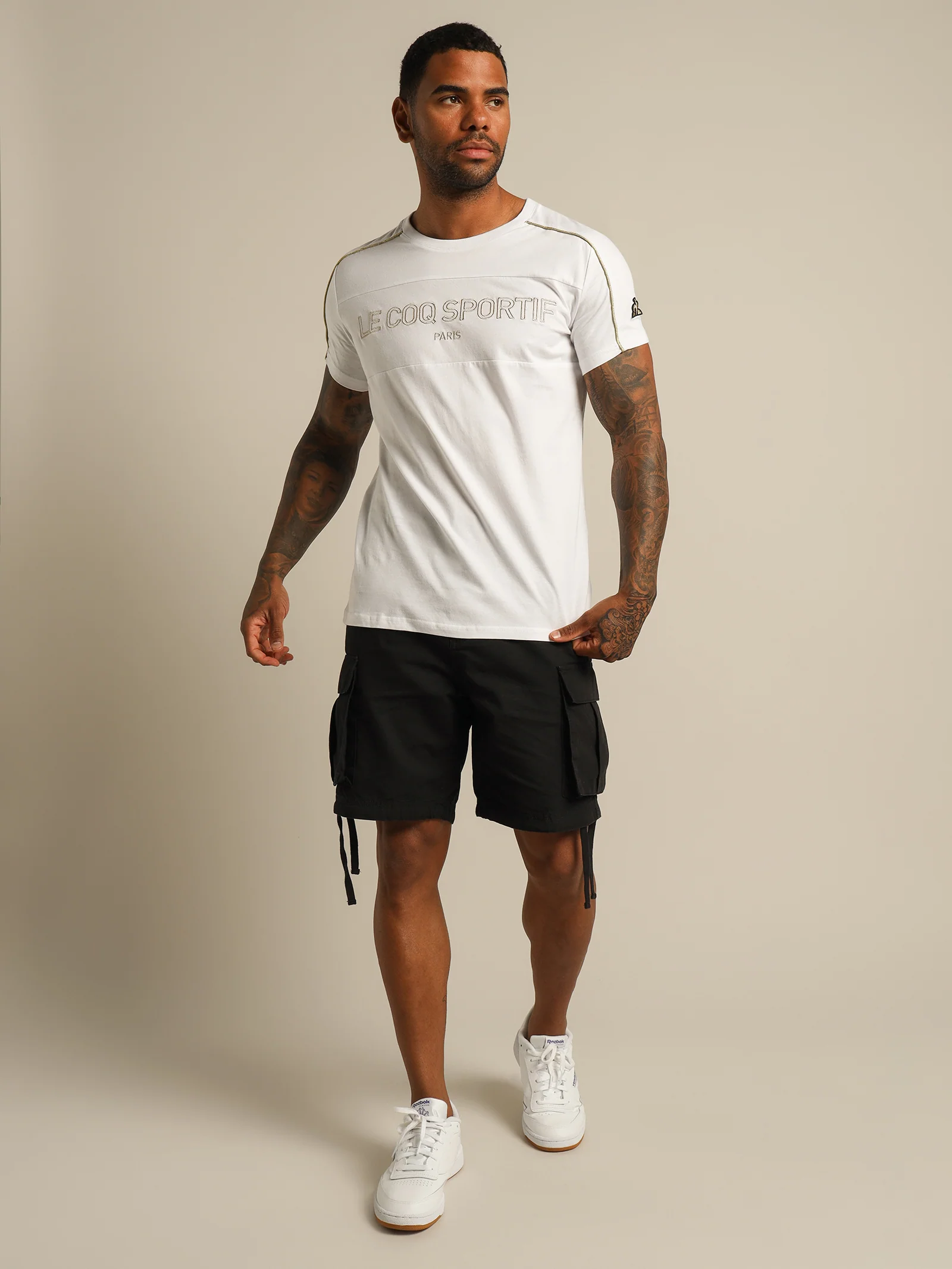 Garcon Gold Embroidered T-Shirt - Image 4