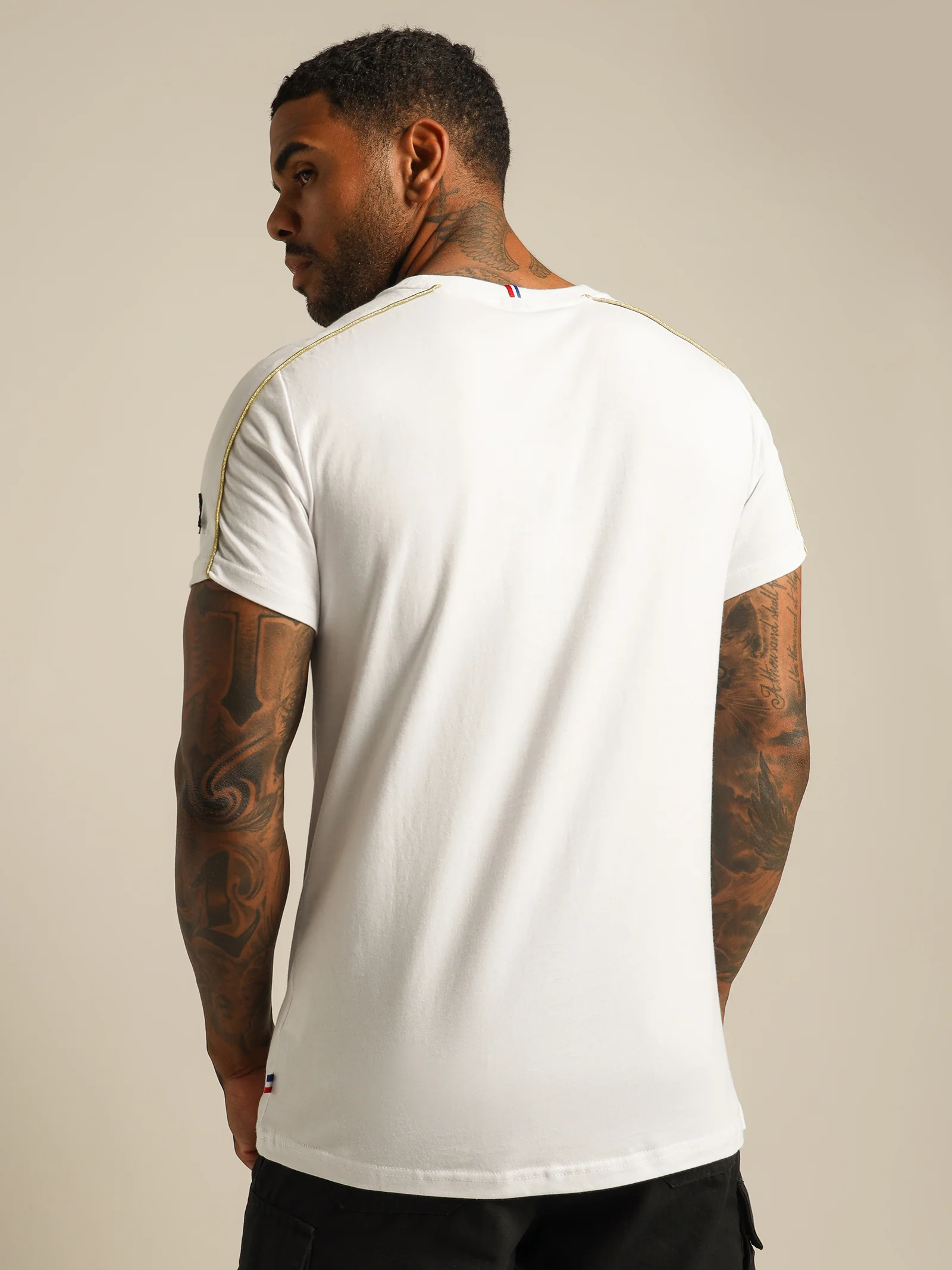 Garcon Gold Embroidered T-Shirt - Image 5
