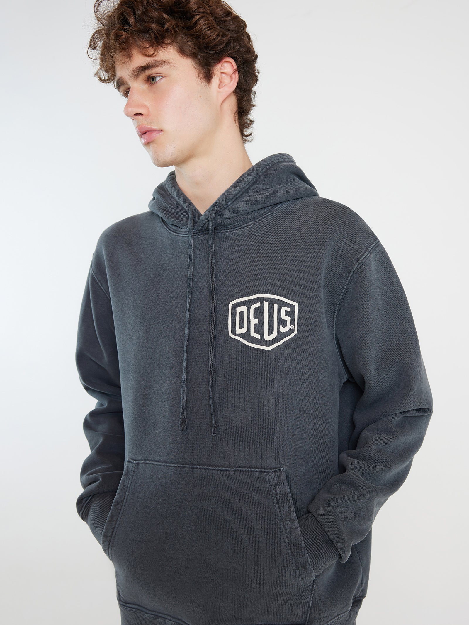 Garment Dyed Shield Hoodie - Image 3