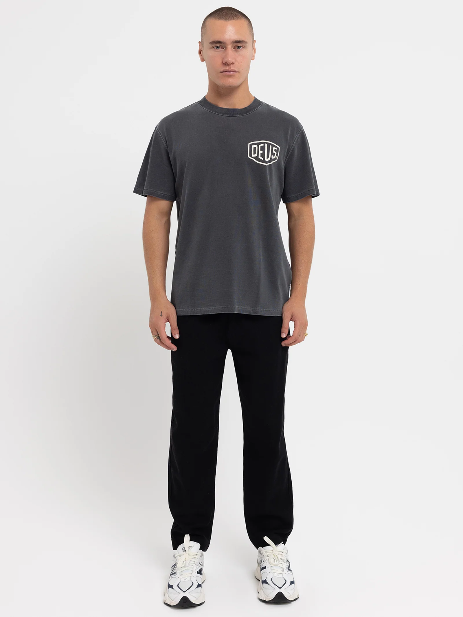 Garment Dyed Shield T-Shirt - Image 2