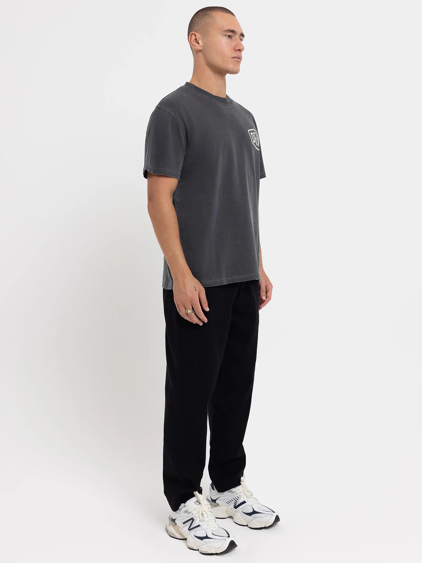 Garment Dyed Shield T-Shirt - Image 3