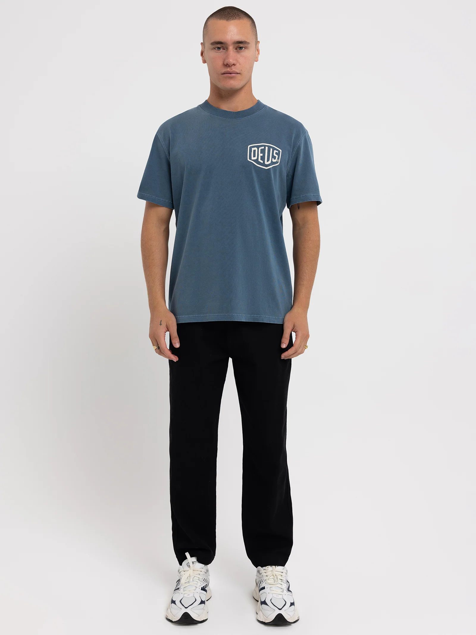 Garment Dyed Shield T-Shirt - Image 2