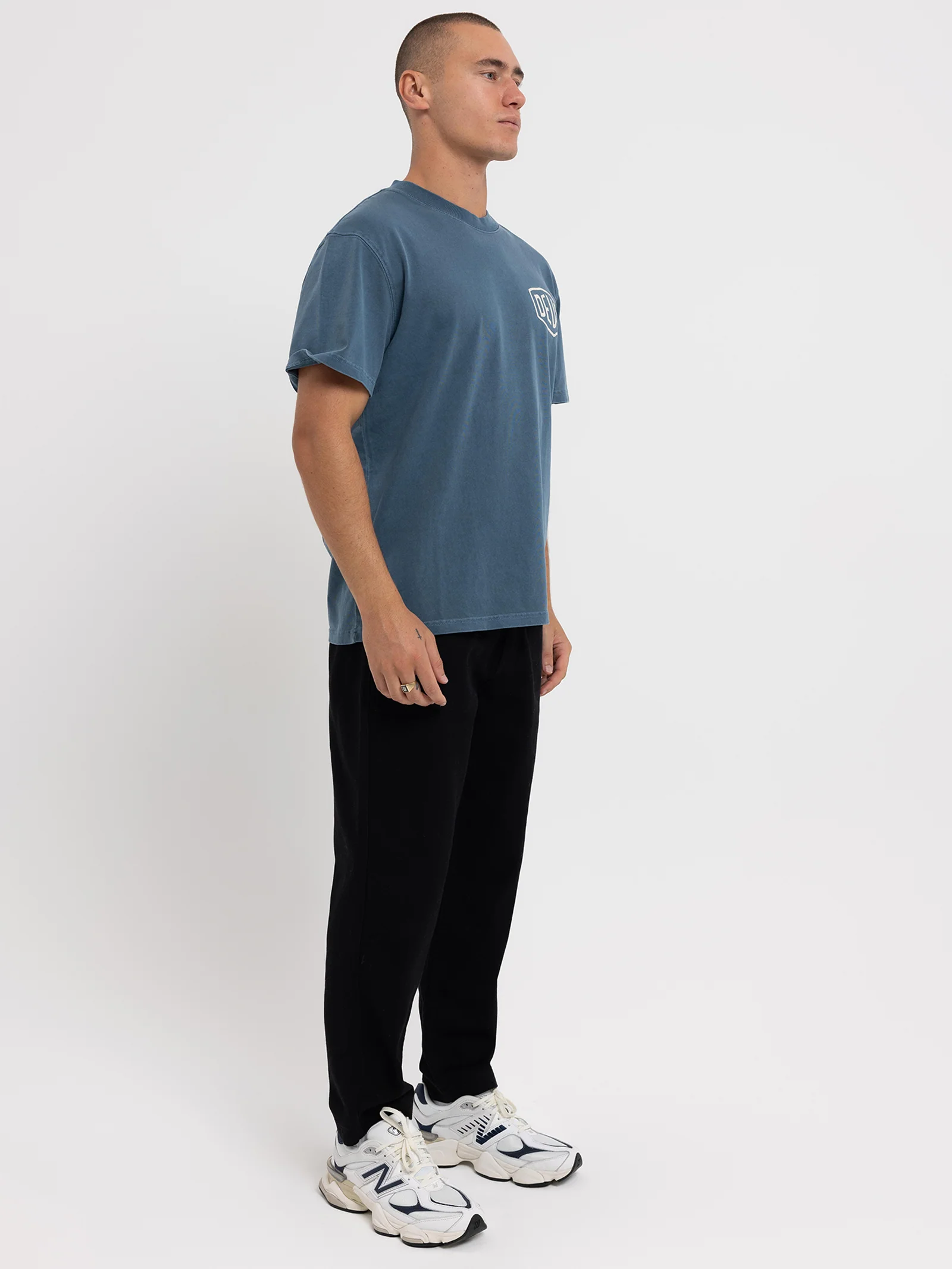 Garment Dyed Shield T-Shirt - Image 3