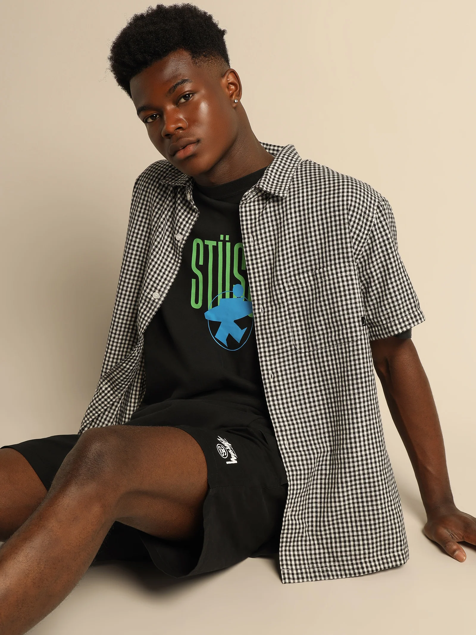 Gingham Short Sleeve Shirt - Image 2