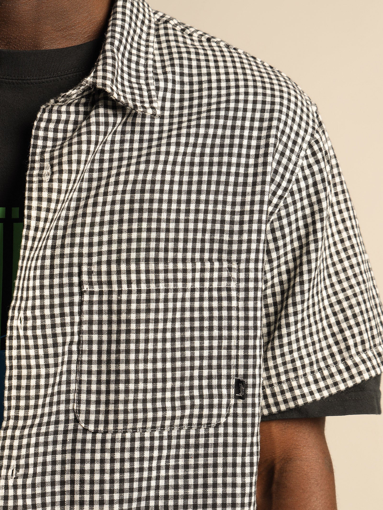 Gingham Short Sleeve Shirt - Image 5