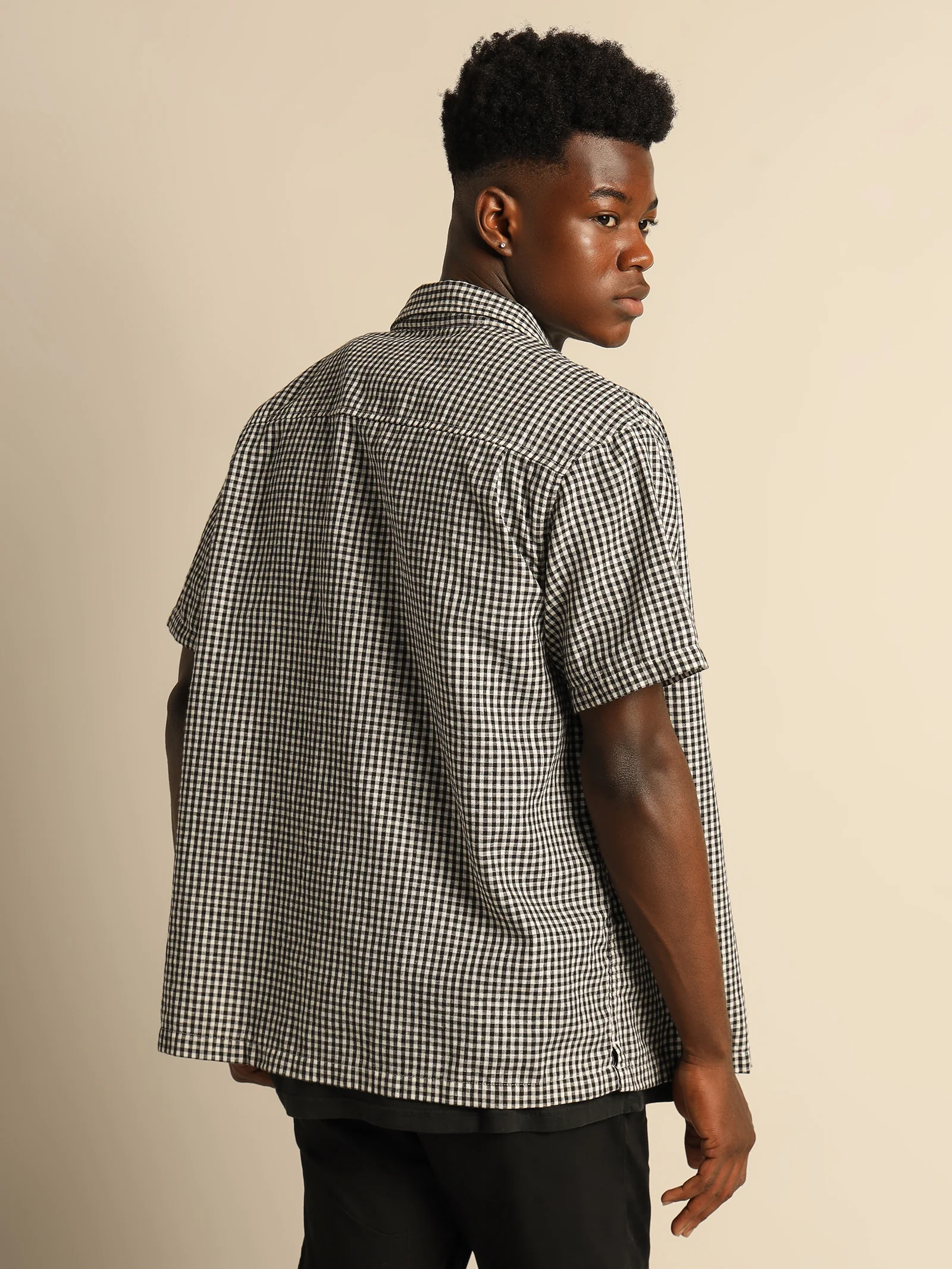 Gingham Short Sleeve Shirt - Image 6