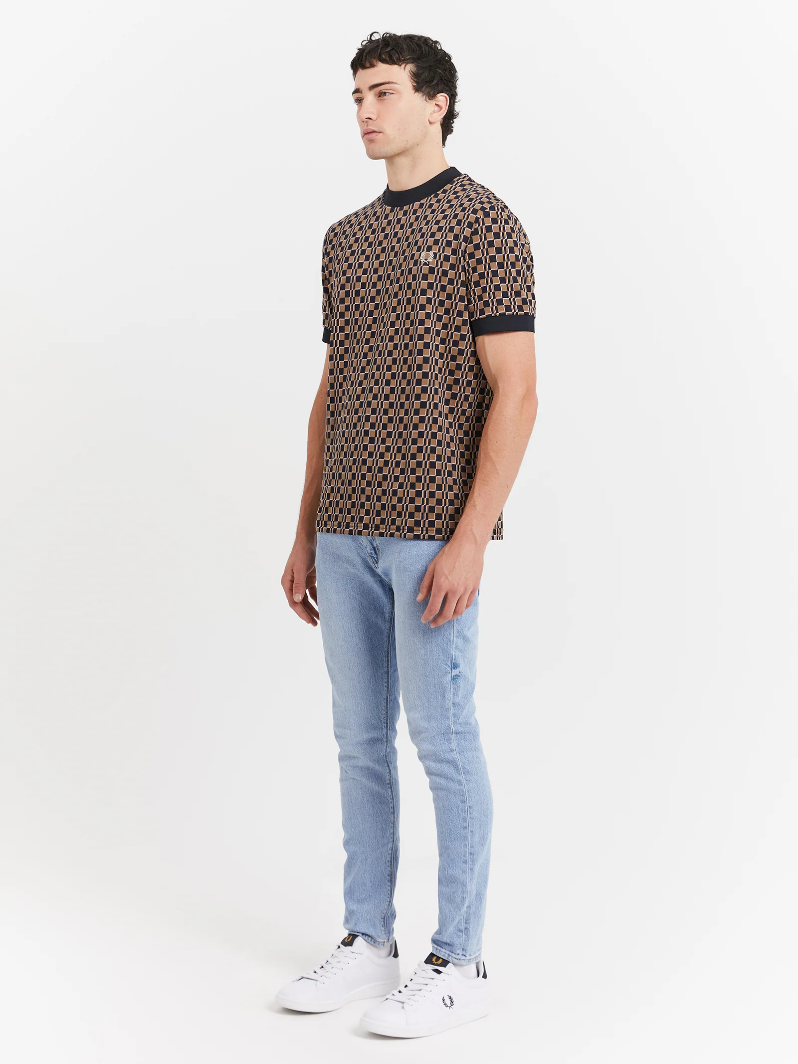 Glitch Checquerboard T-Shirt - Image 4