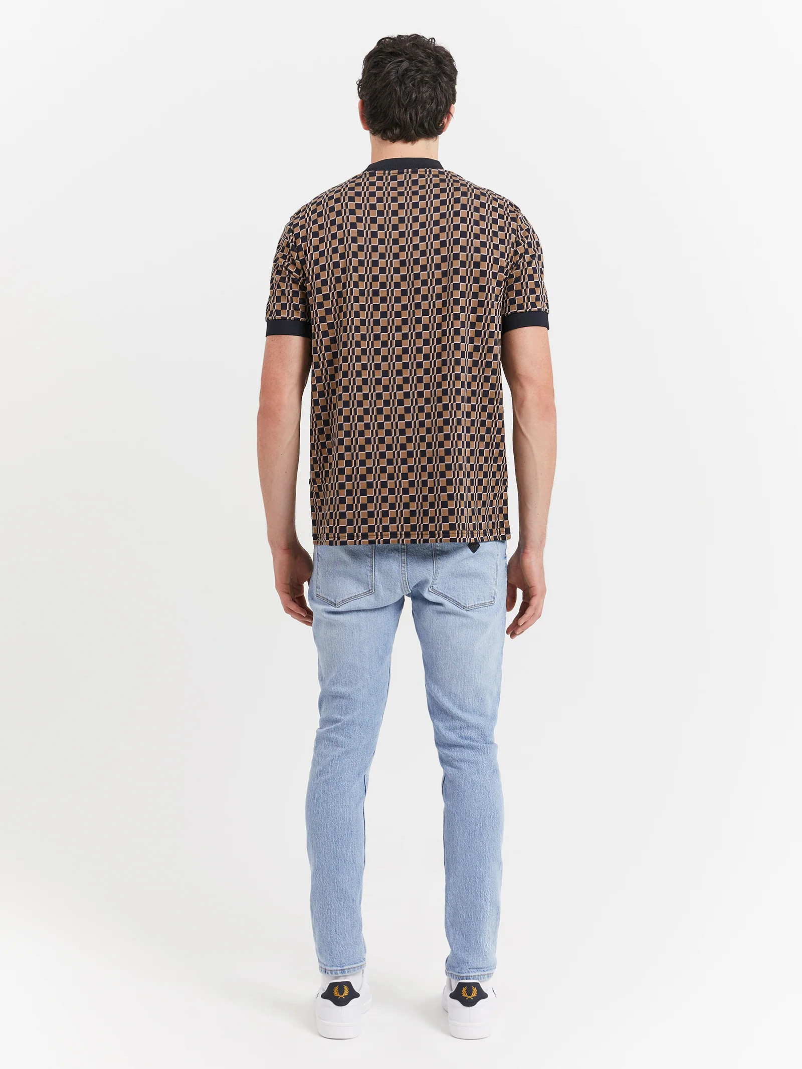 Glitch Checquerboard T-Shirt - Image 5