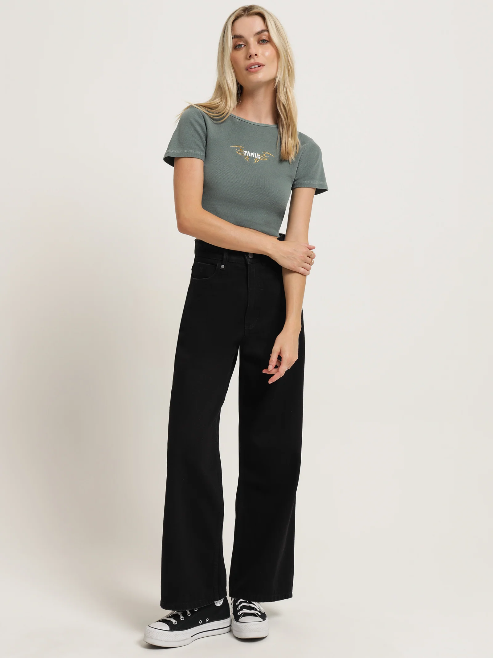 Golden Wings Baby Crop T-Shirt - Image 2