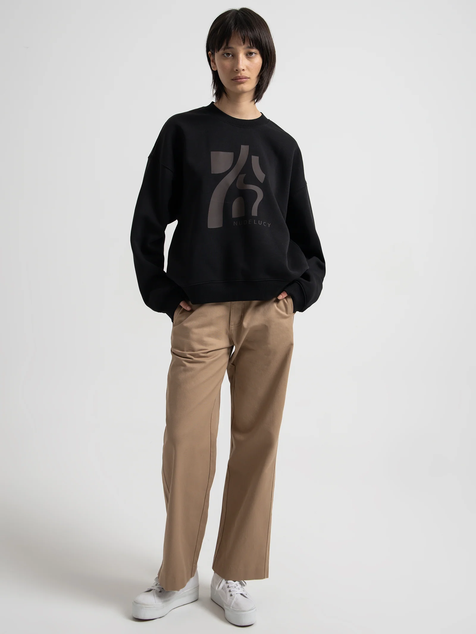 Goya Oversized Crew Sweater - Image 2