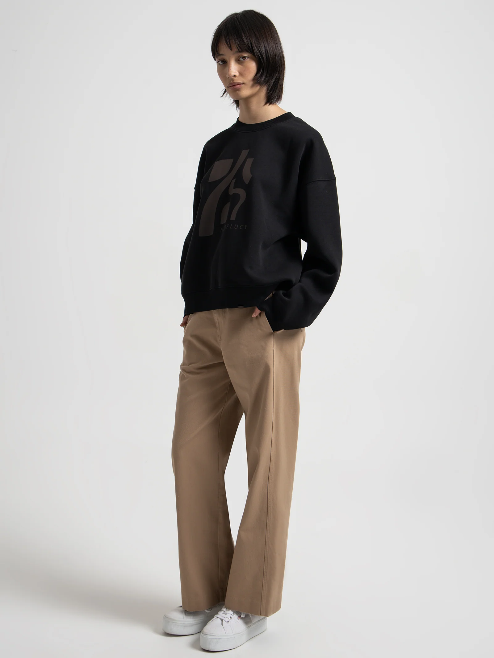 Goya Oversized Crew Sweater - Image 4