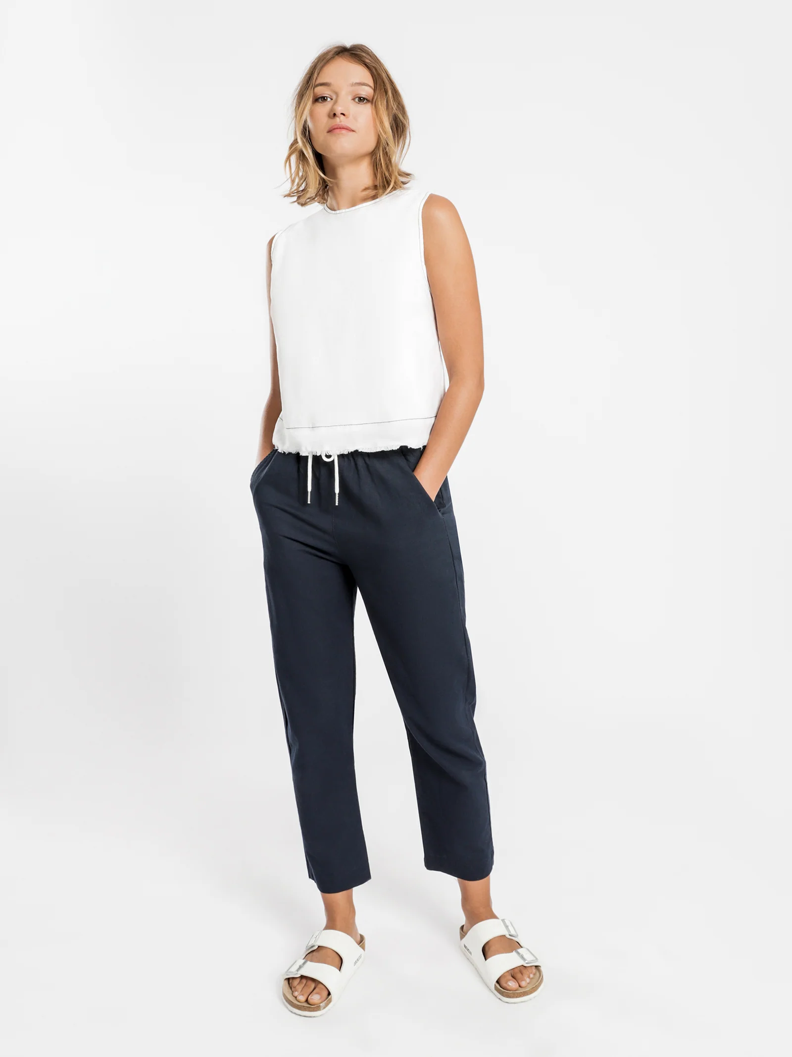 Grace Contrast Stitch Top - Image 2