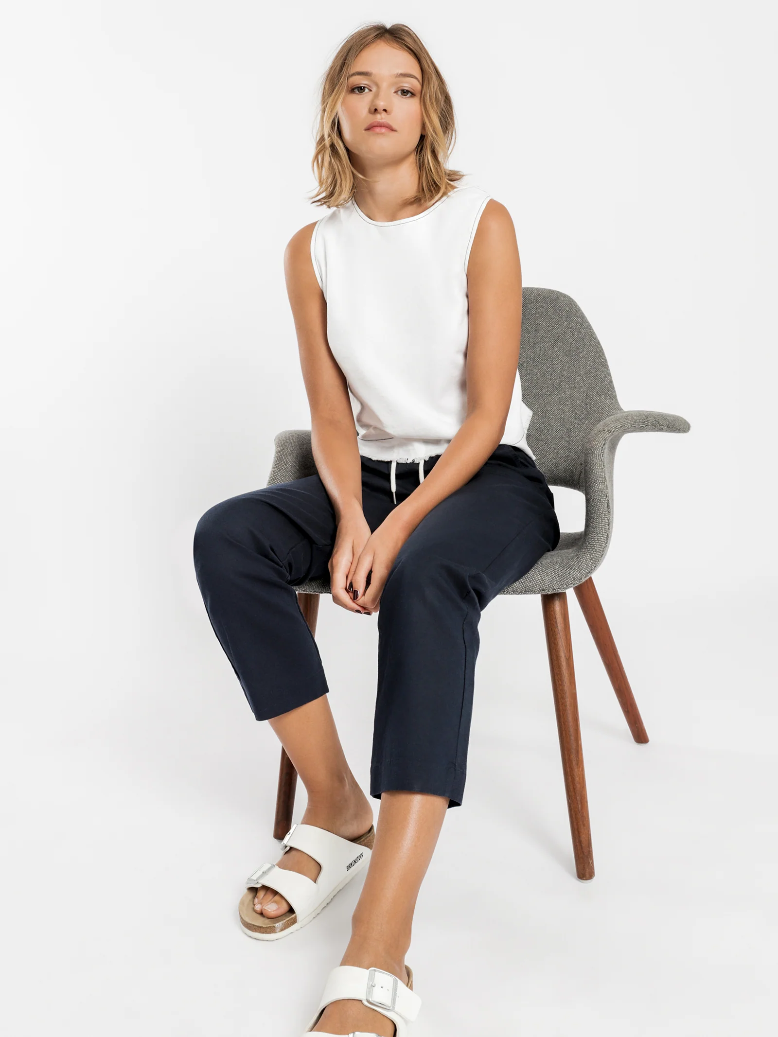 Grace Contrast Stitch Top - Image 3