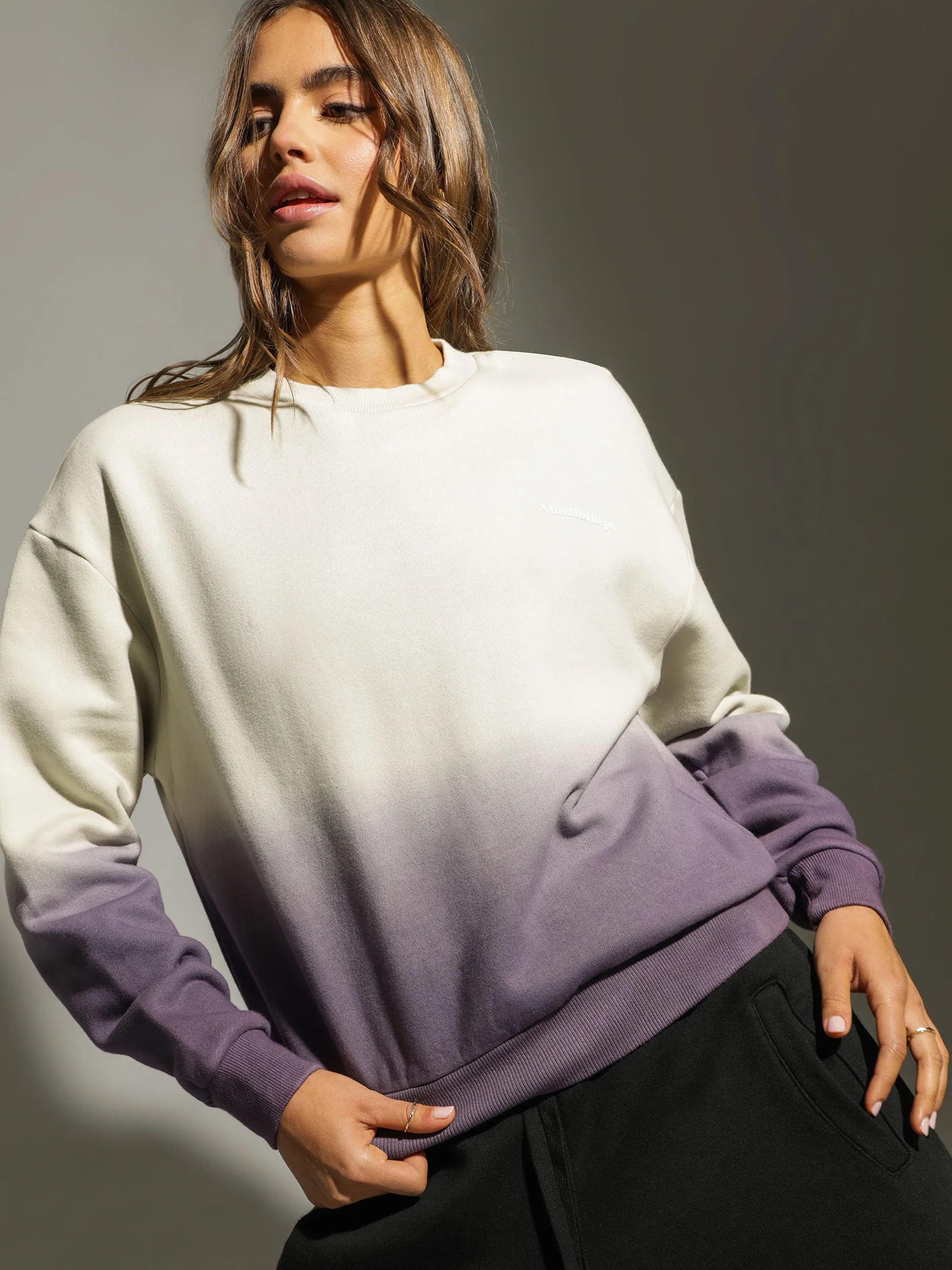 Gradient Crew Neck Jumper - Image 3