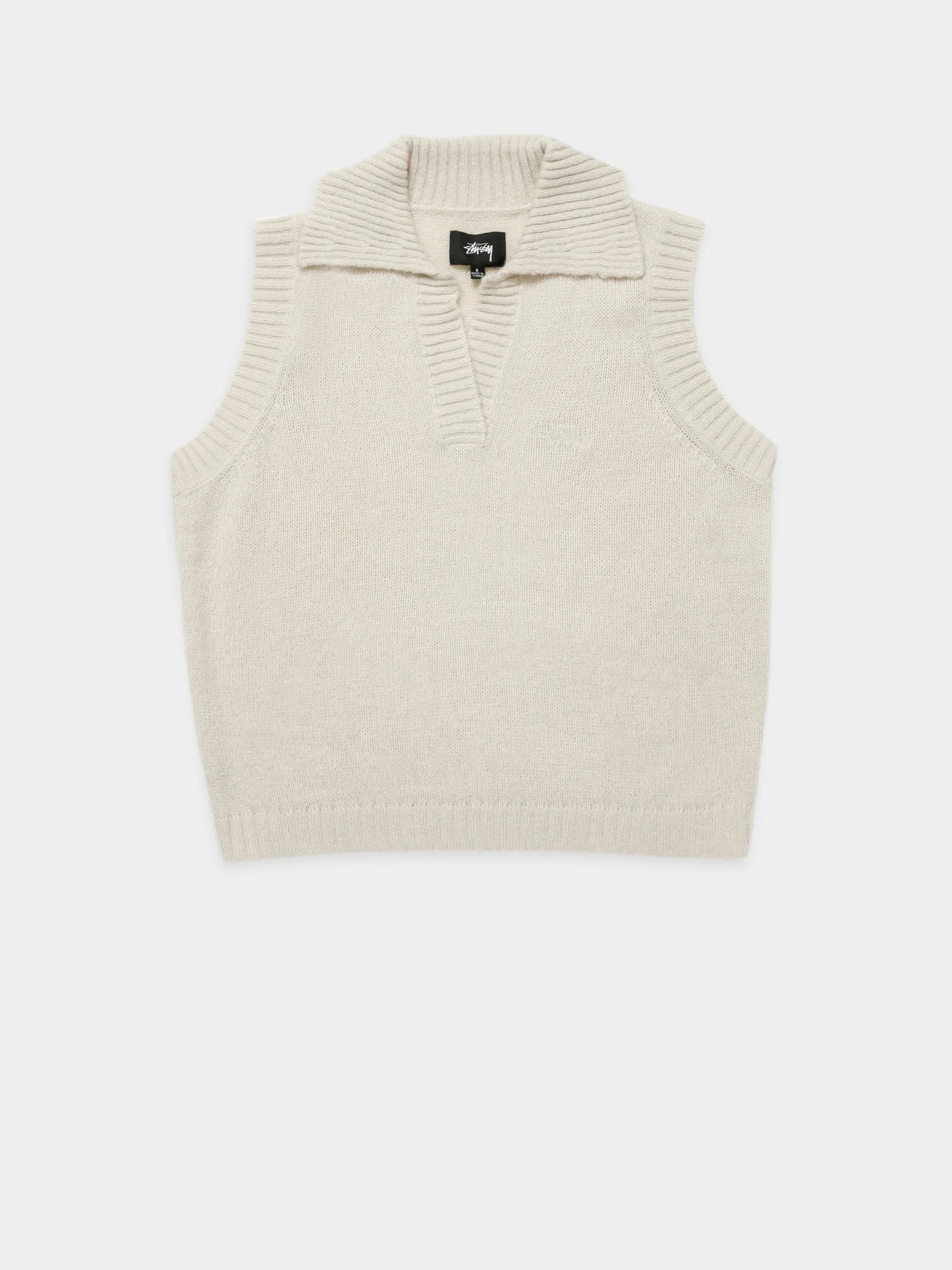 Graffiti Collared Knit Vest - Image 6