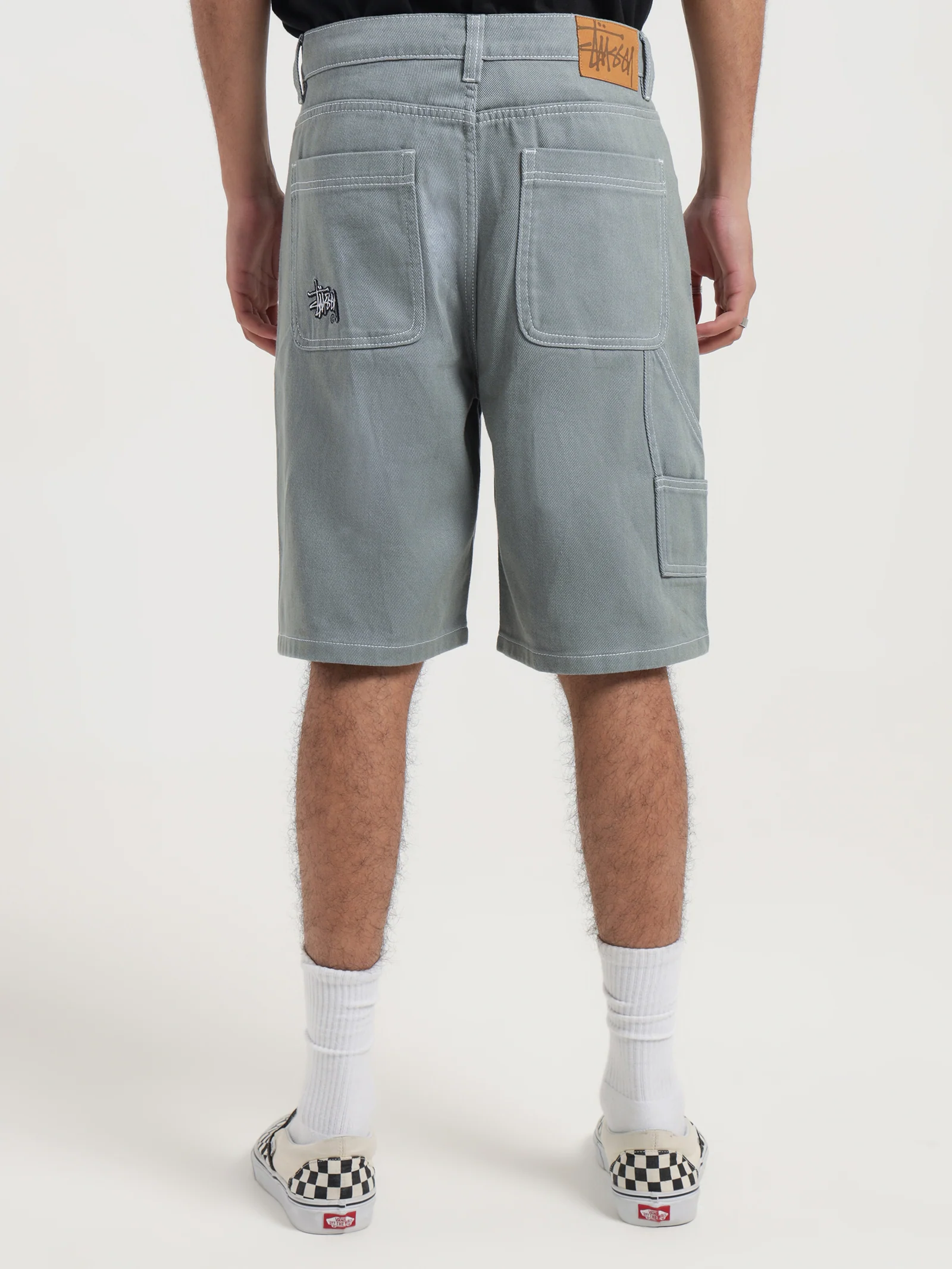 Graffiti Contrast Work Shorts - Image 6