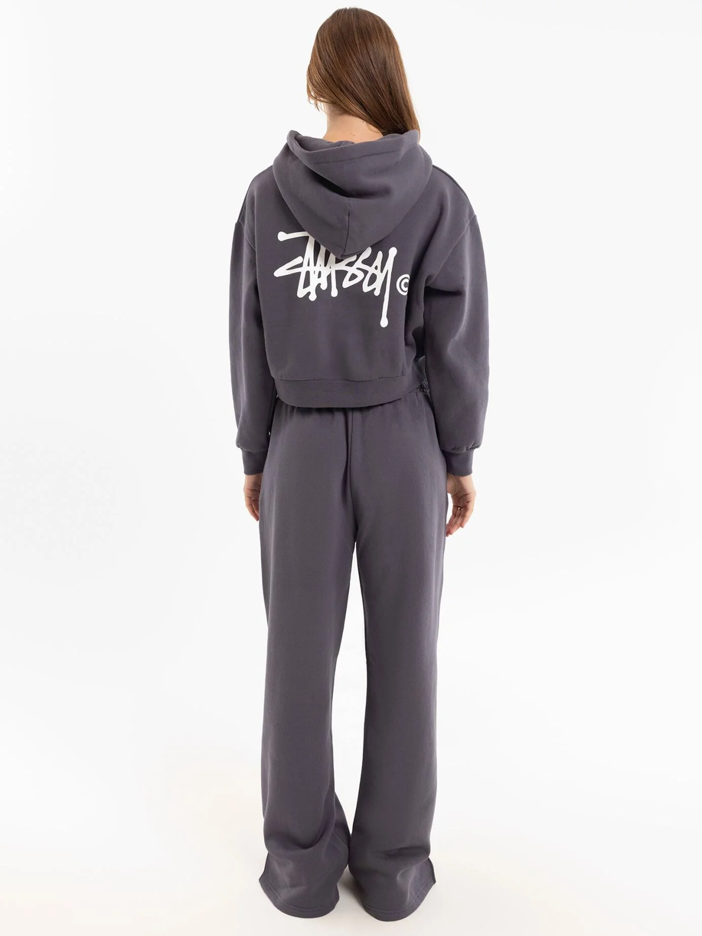 Graffiti Cropped Zip Thru Hood - Image 4