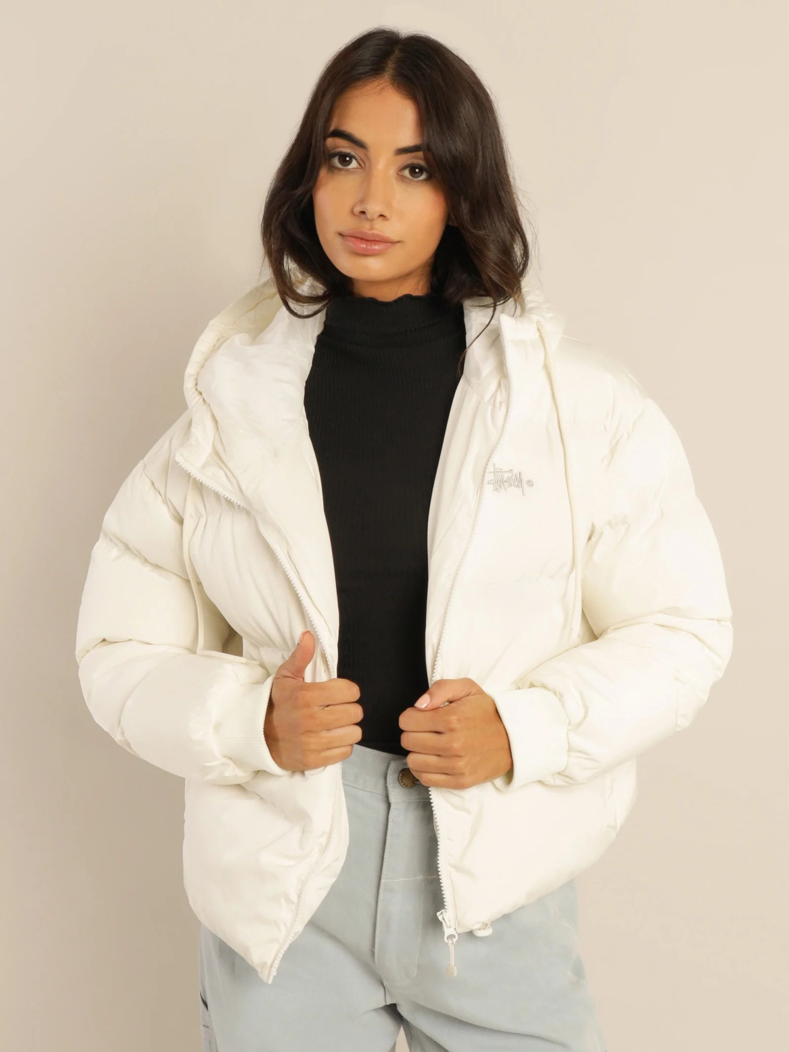 Graffiti Hood Puffer