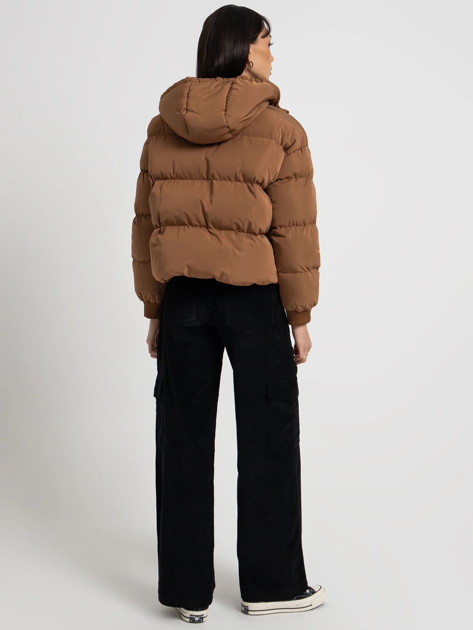 Graffiti Hood Puffer Jacket - Image 10