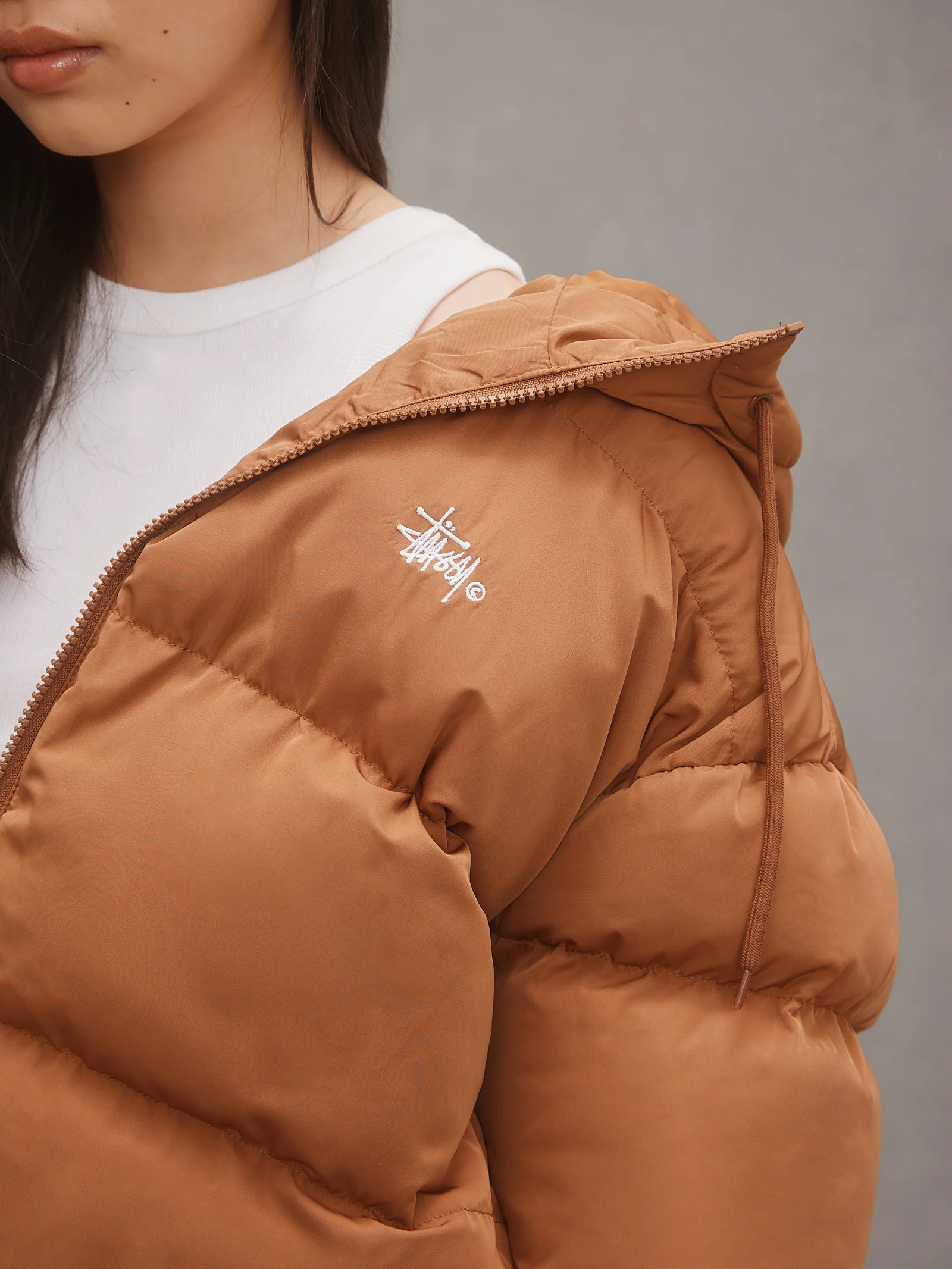 Graffiti Hood Puffer Jacket - Image 3