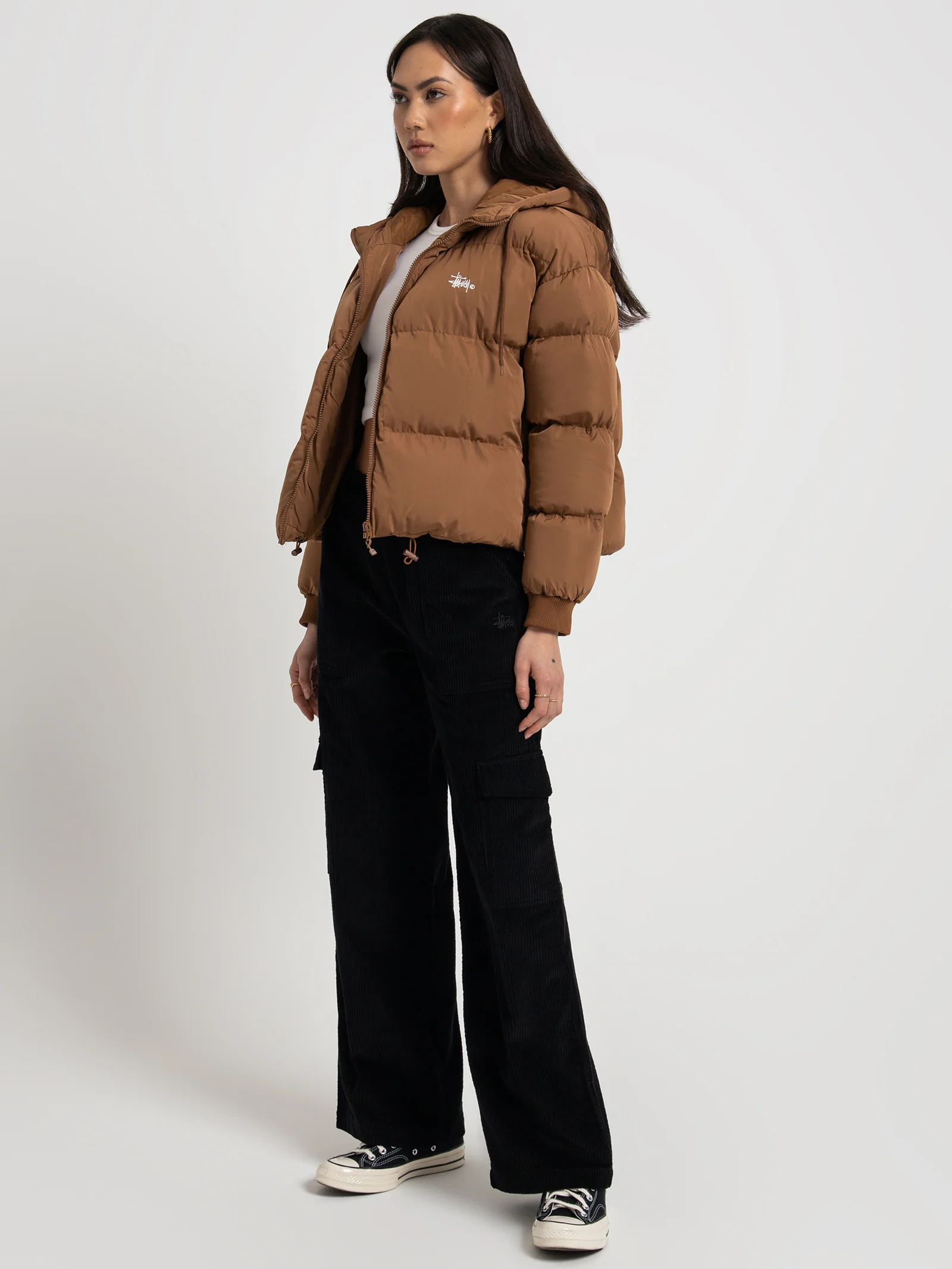 Graffiti Hood Puffer Jacket - Image 9