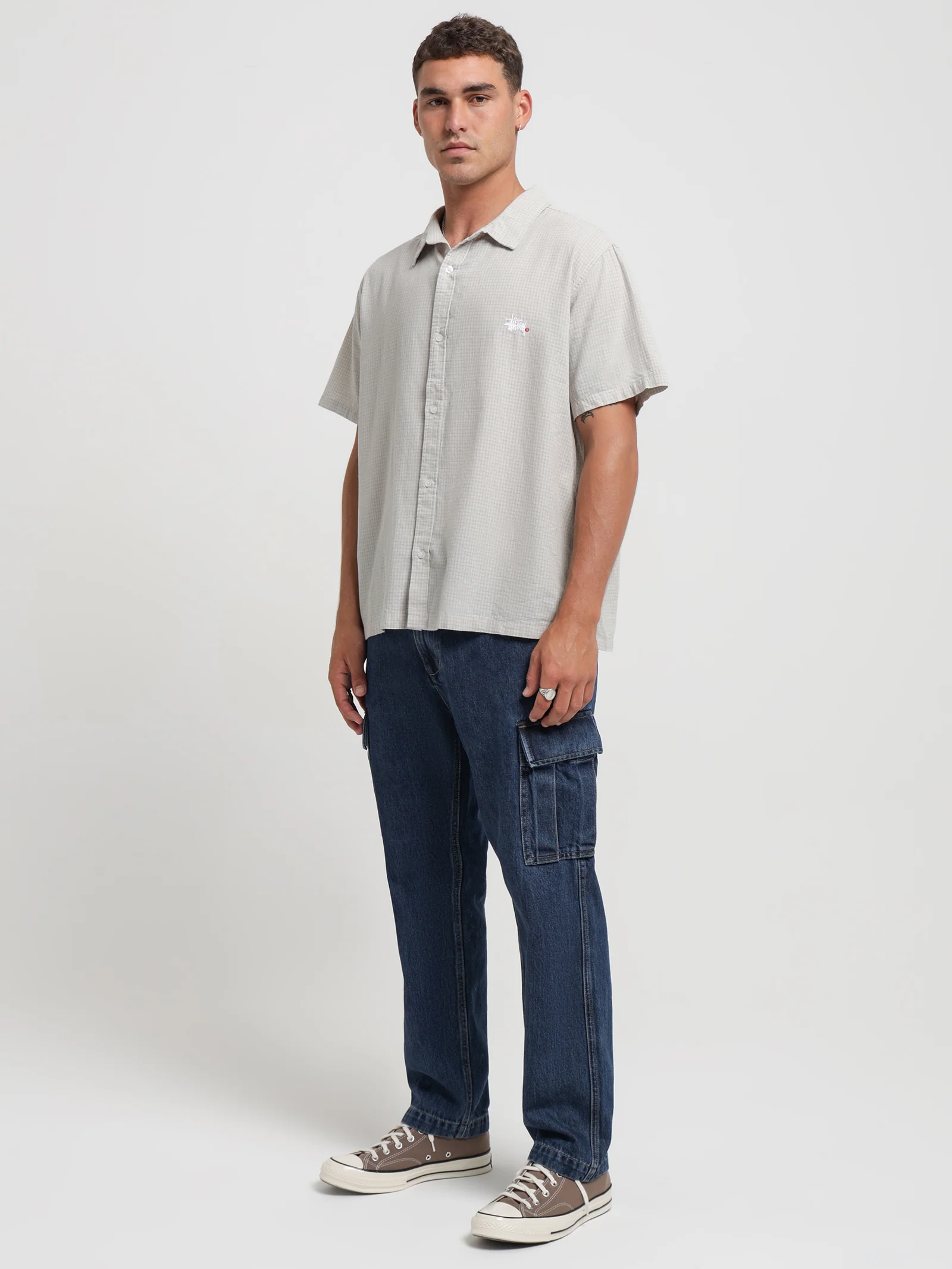 Graffiti Oxford Short Sleeve Shirt - Image 4