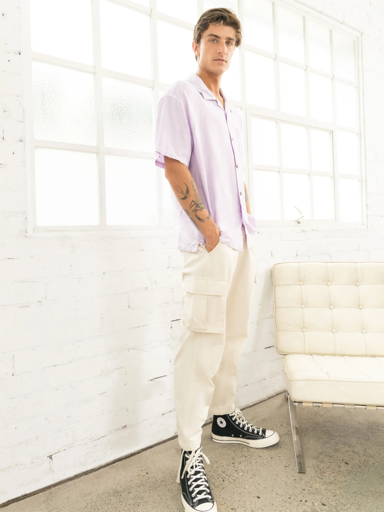 Graffiti Pigment Short Sleeve Shirt - Image 2