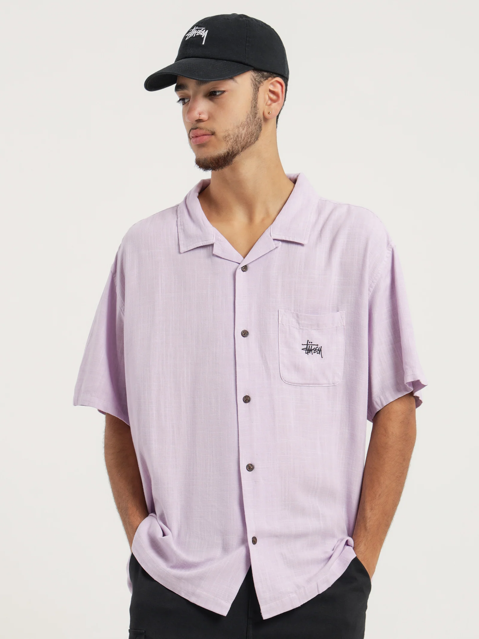 Graffiti Pigment Short Sleeve Shirt - Image 3