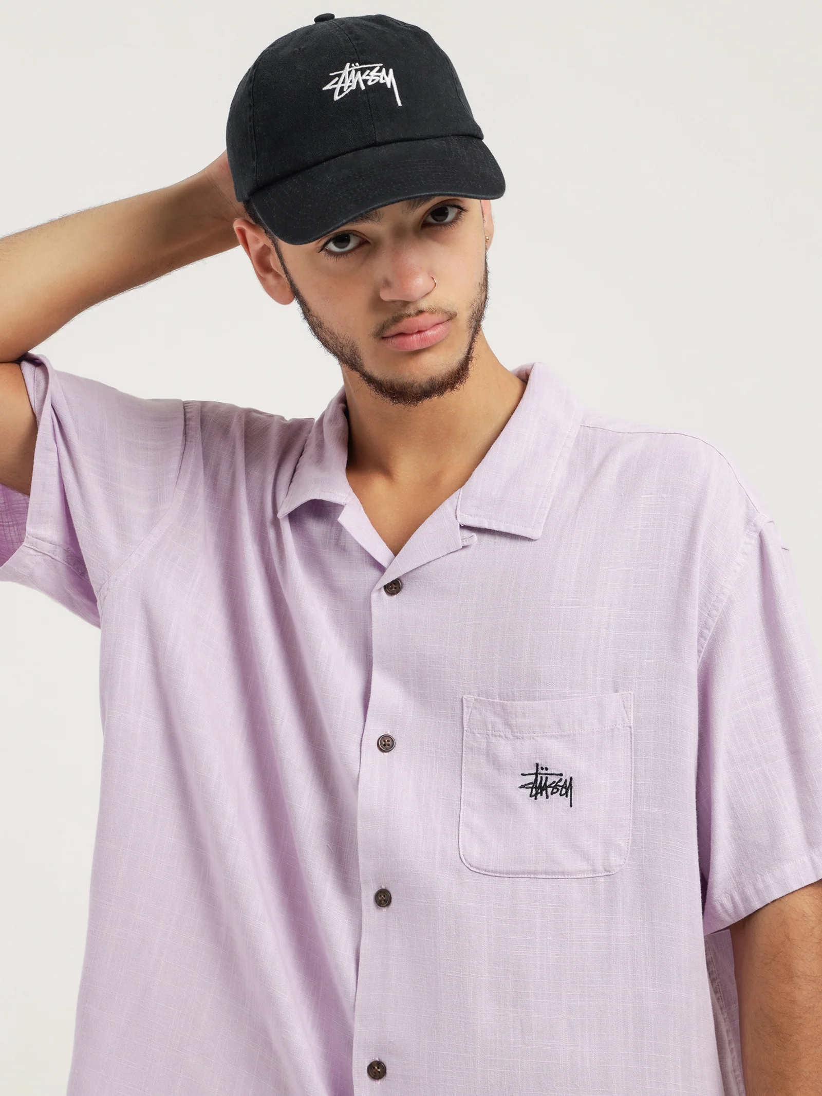 Graffiti Pigment Short Sleeve Shirt - Image 6
