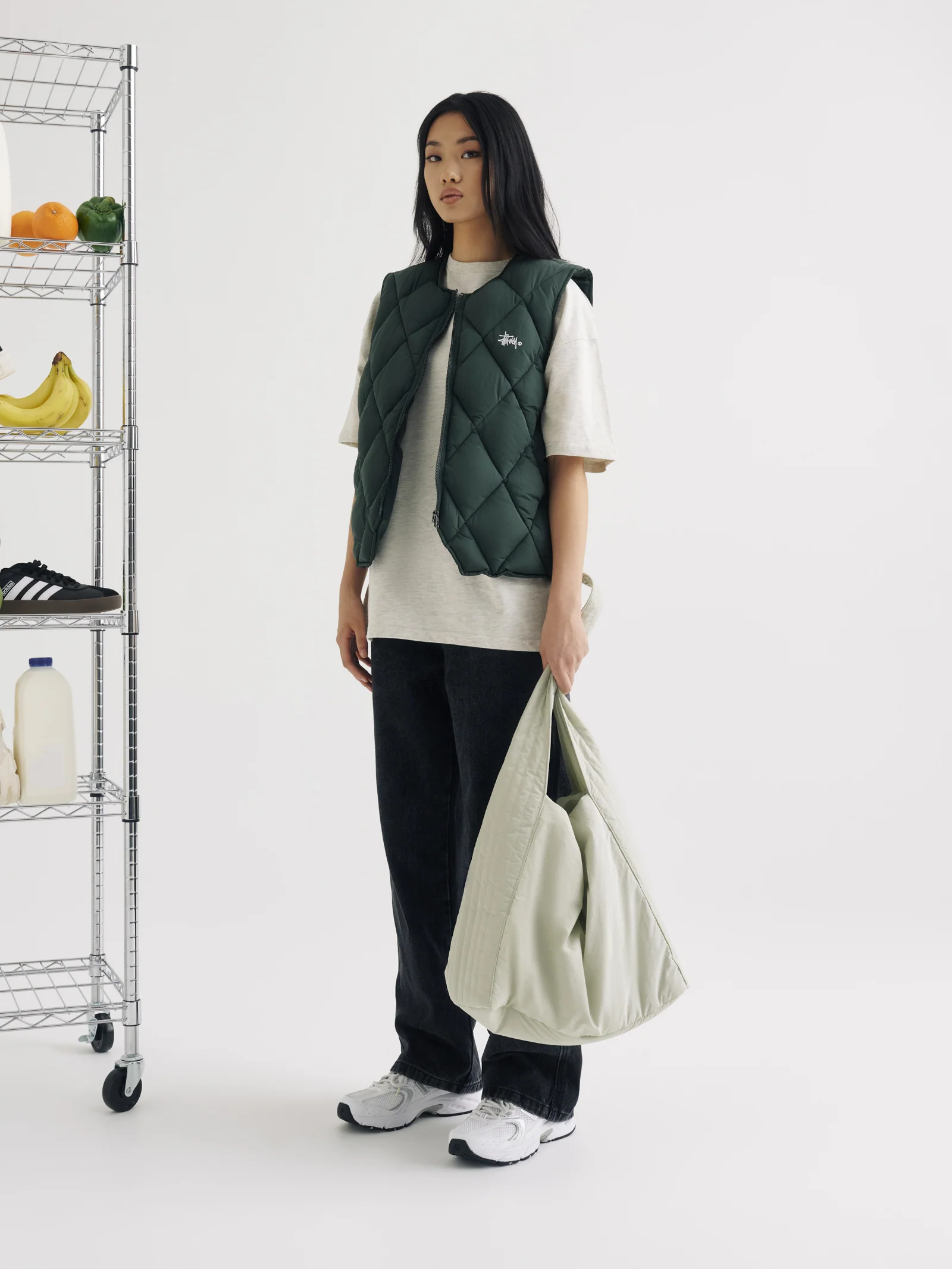 Graffiti Quilted Vest - Image 2