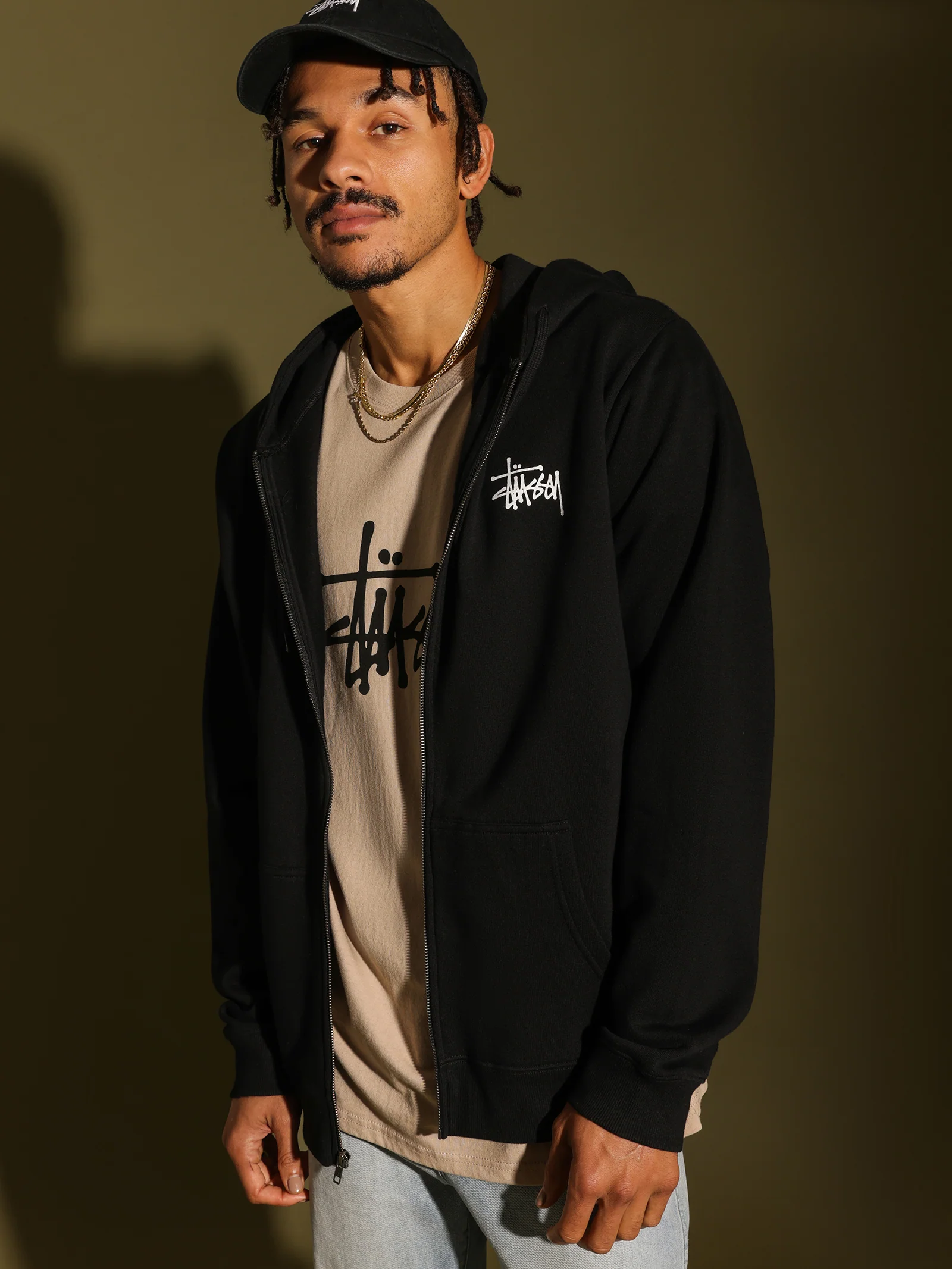 Graffiti Zip-Through Hoodie