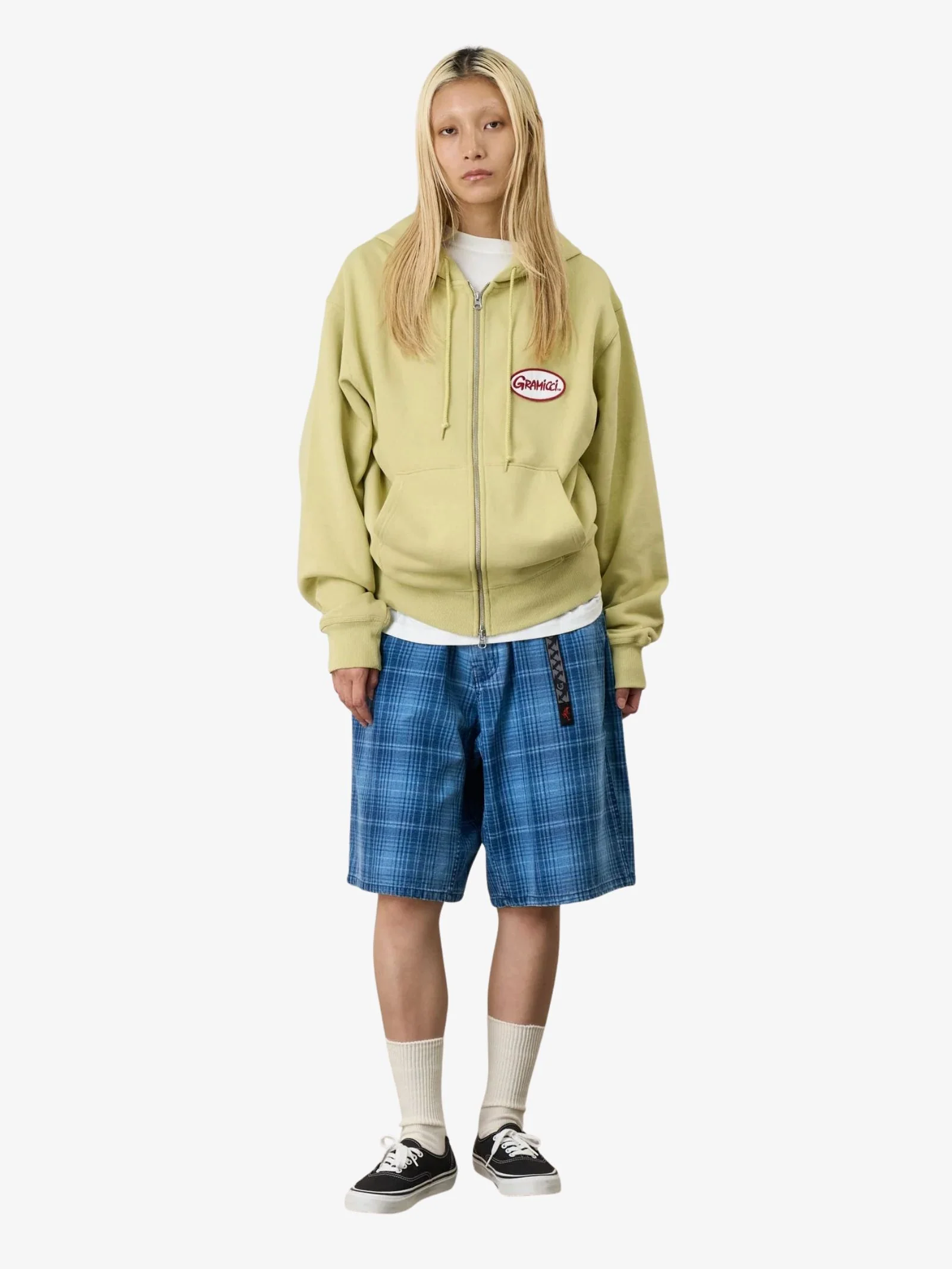 Oval Patch Zip Hooded Sweatshirt - Image 4