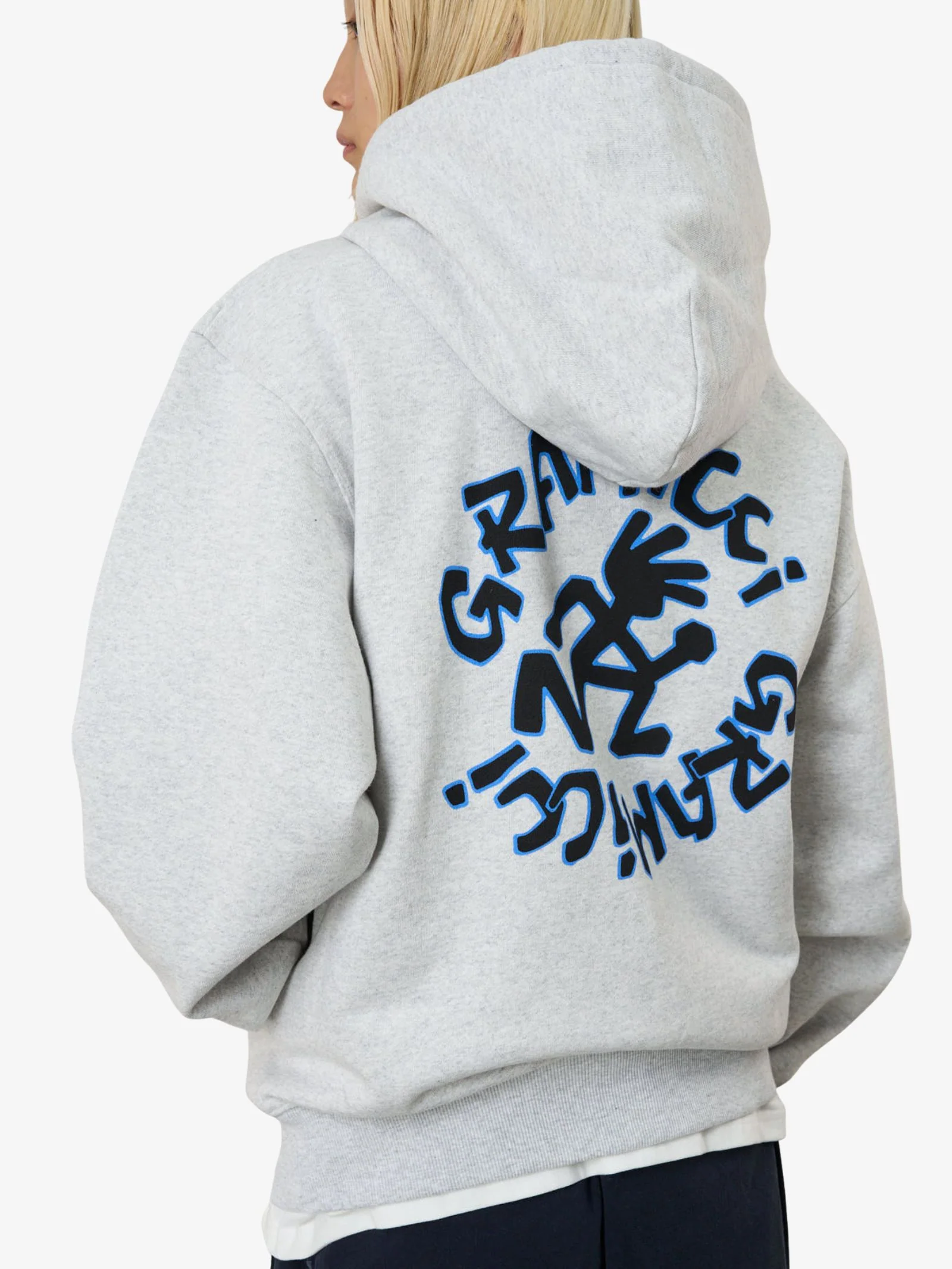 Running Man Zip Hooded Sweatshirt - Image 2