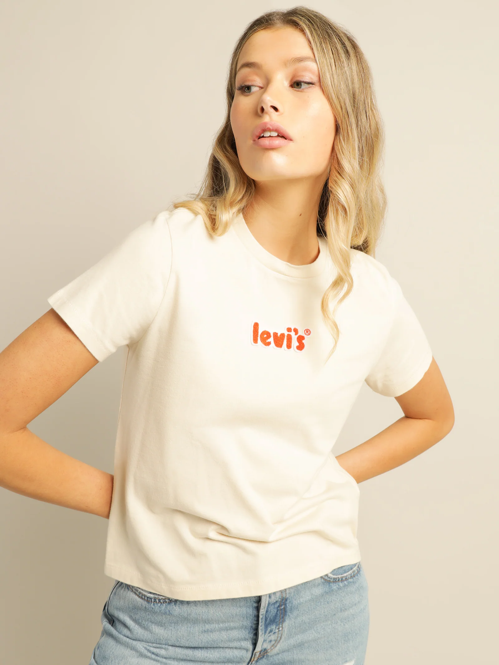 Graphic Classic Chenille Poster Logo T-Shirt - Image 3