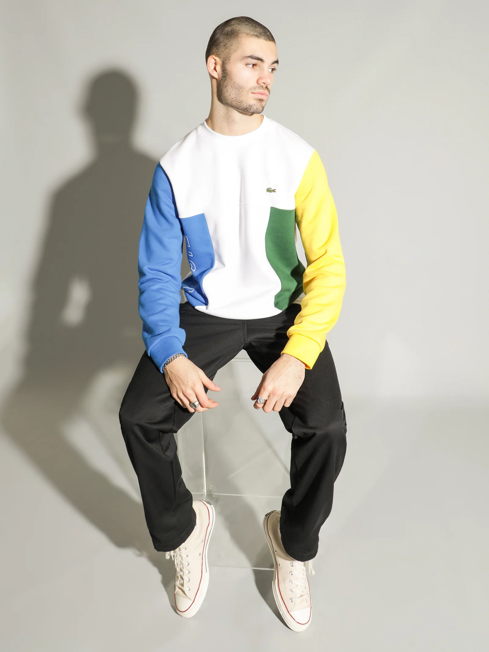 Graphic Panel Fleece Sweat - Image 2