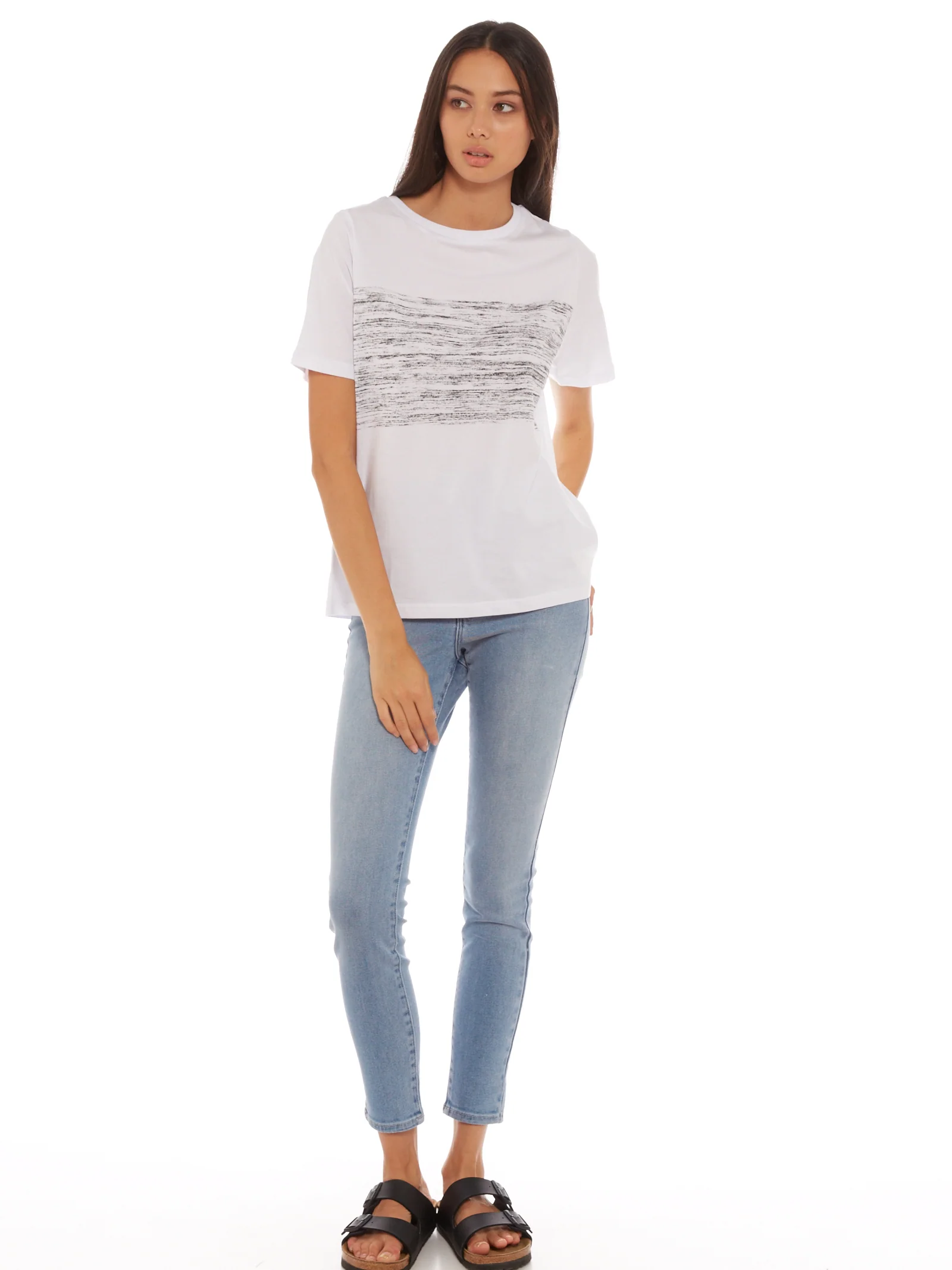 Graphite Print Tee - Image 2