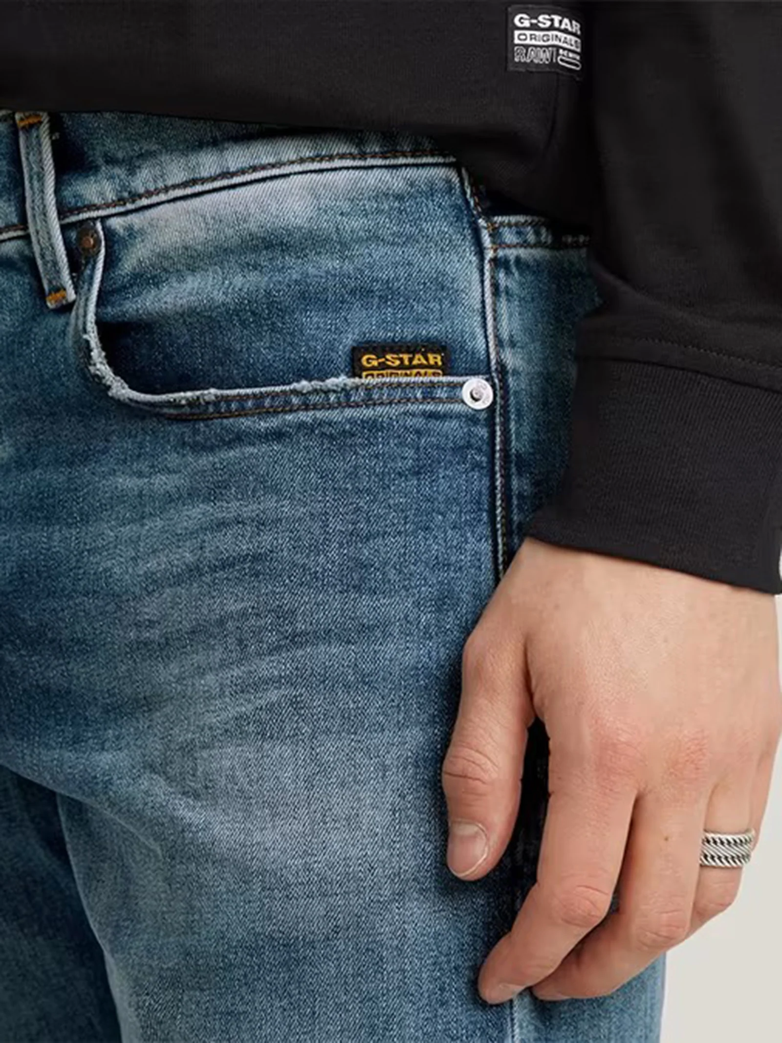 3301 Regular Tapered Jeans - Image 5