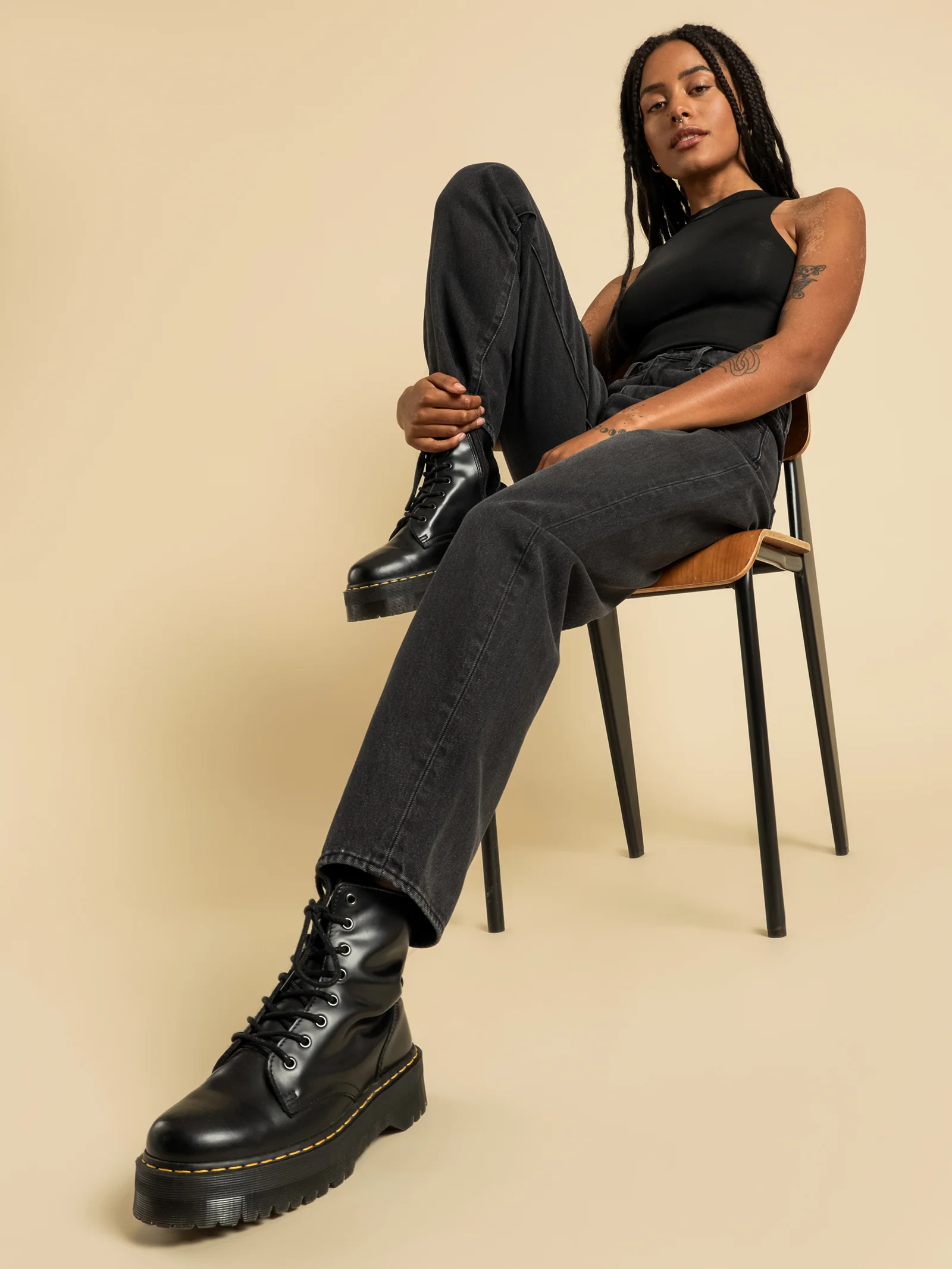 Hailey Baggy Straight Leg Jeans - Image 2