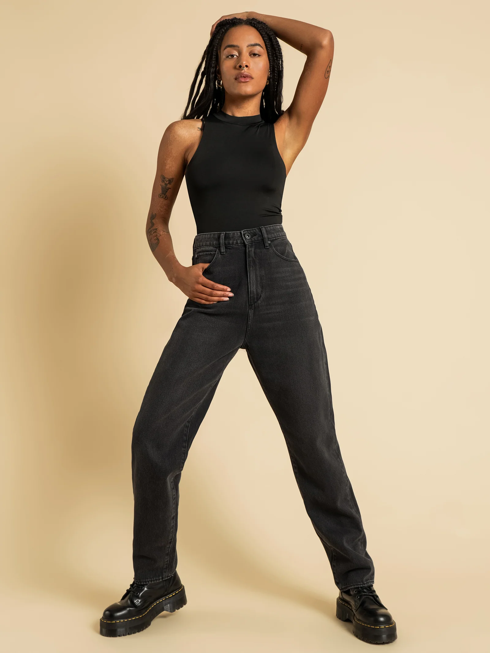 Hailey Baggy Straight Leg Jeans - Image 4