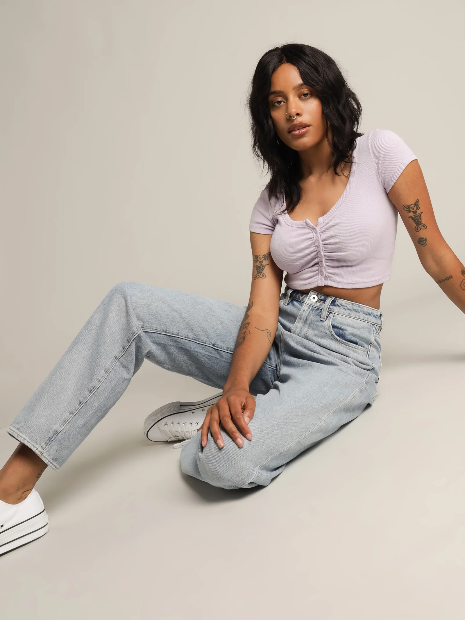 Hailey Baggy Straight Leg Jeans - Image 2