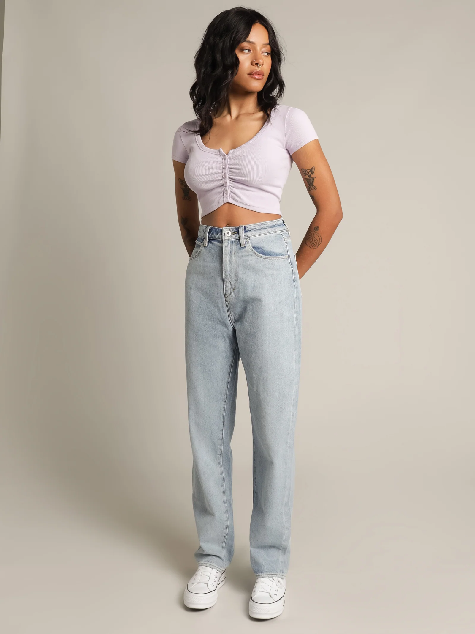 Hailey Baggy Straight Leg Jeans - Image 4
