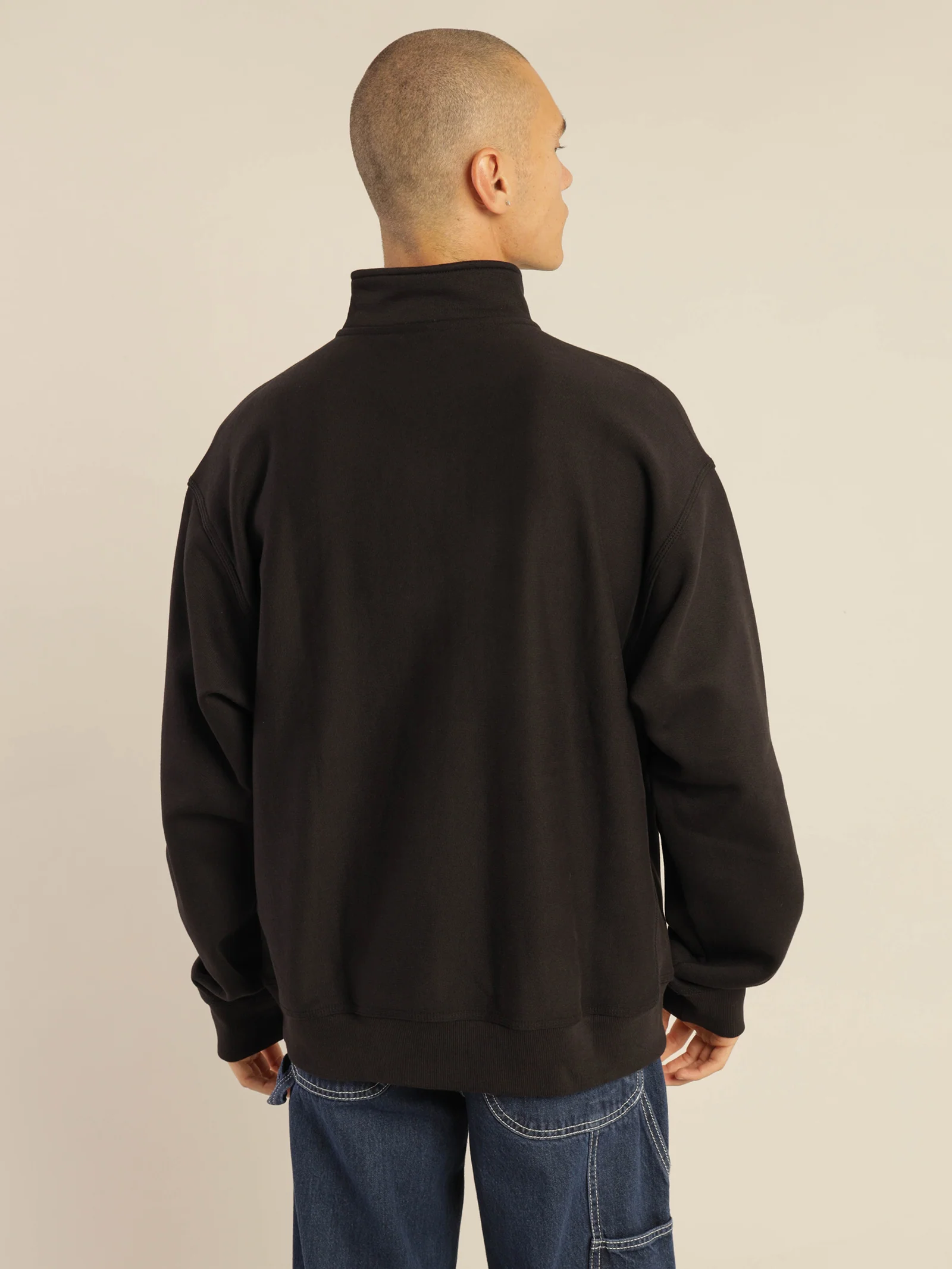 Half Zip American Script Sweatshirt - Image 6
