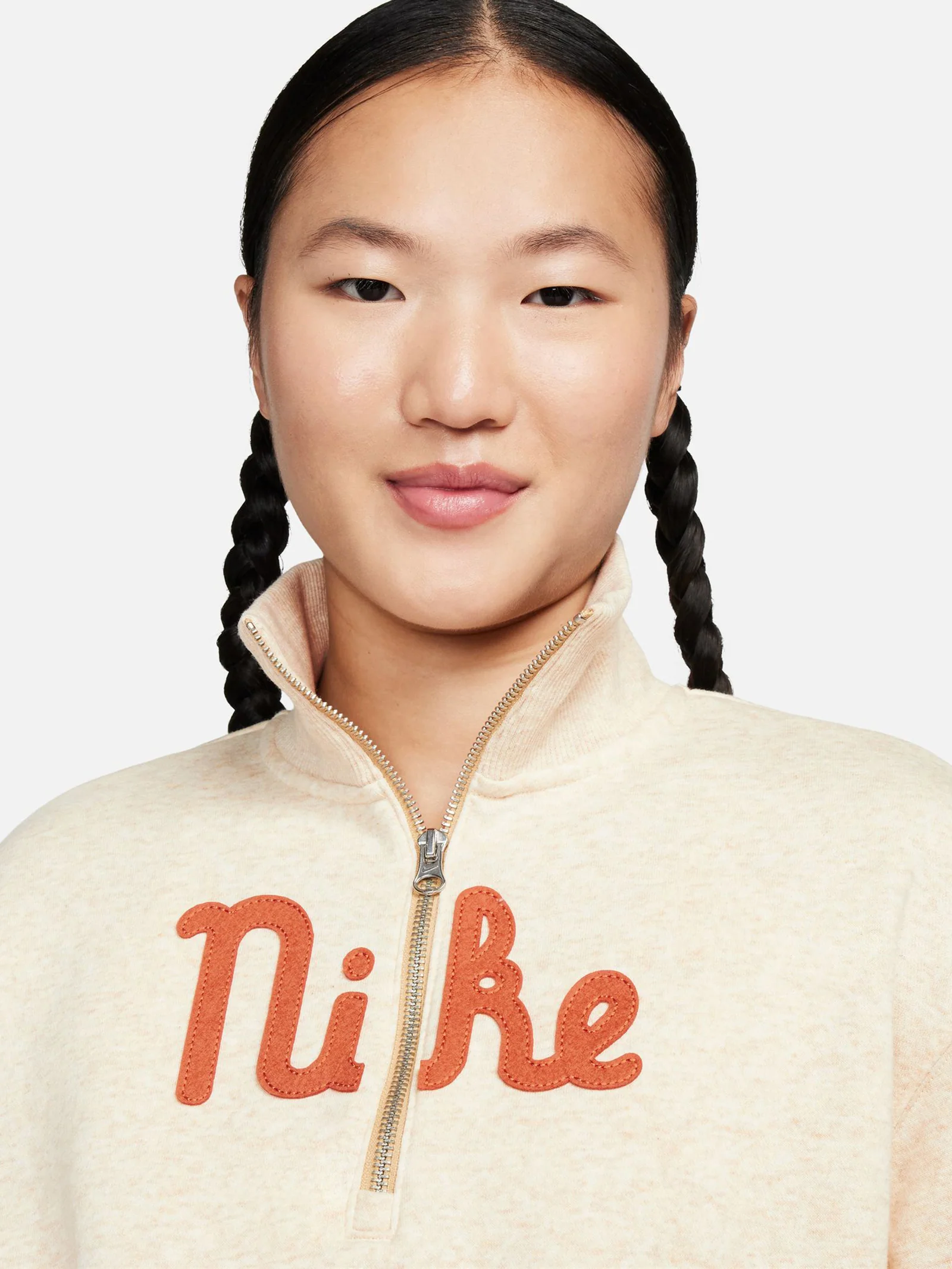 Half Zip Crop Sweatshirt - Image 3